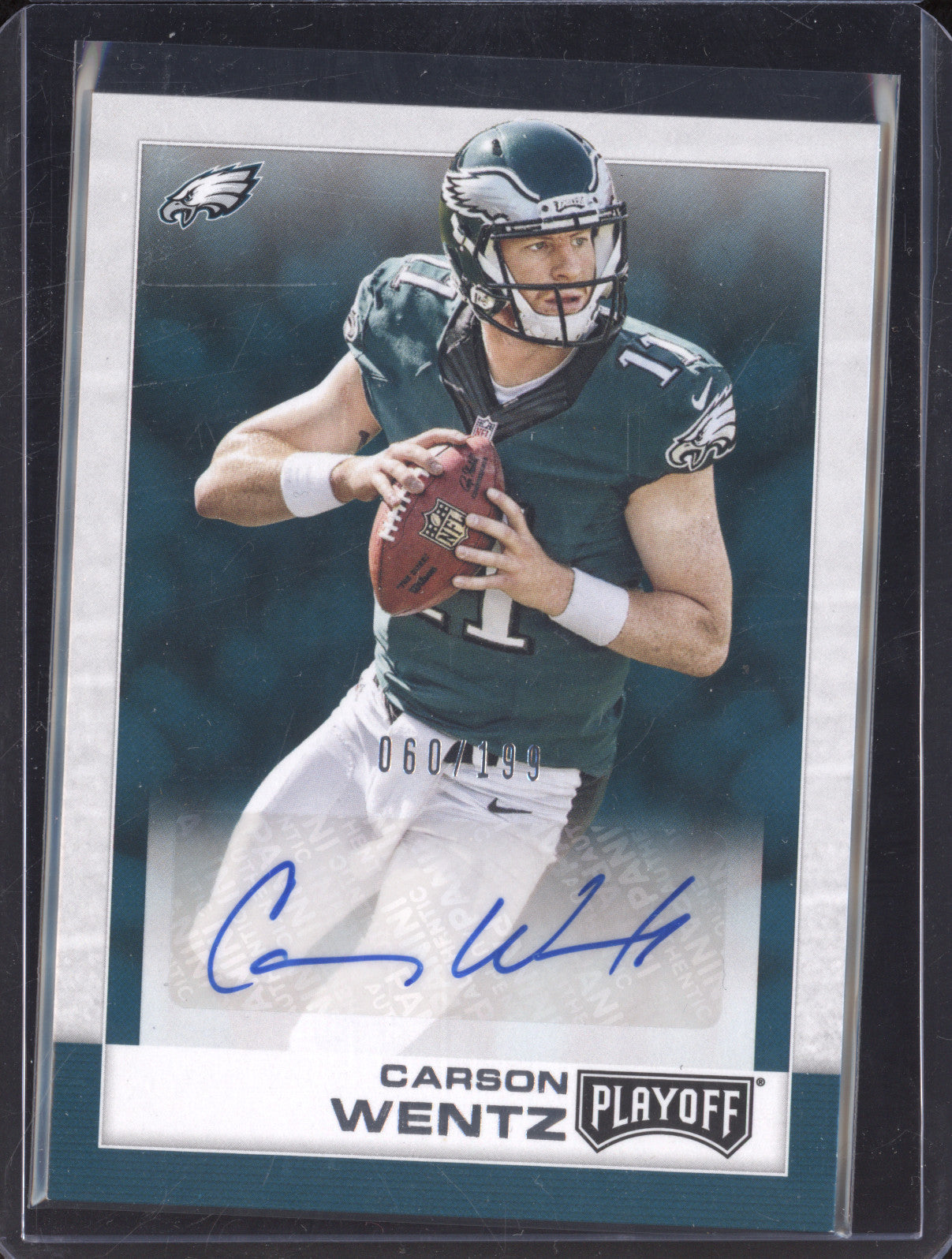 2016 Panini Playoff Football 2 Carson Wentz Auto 060/199