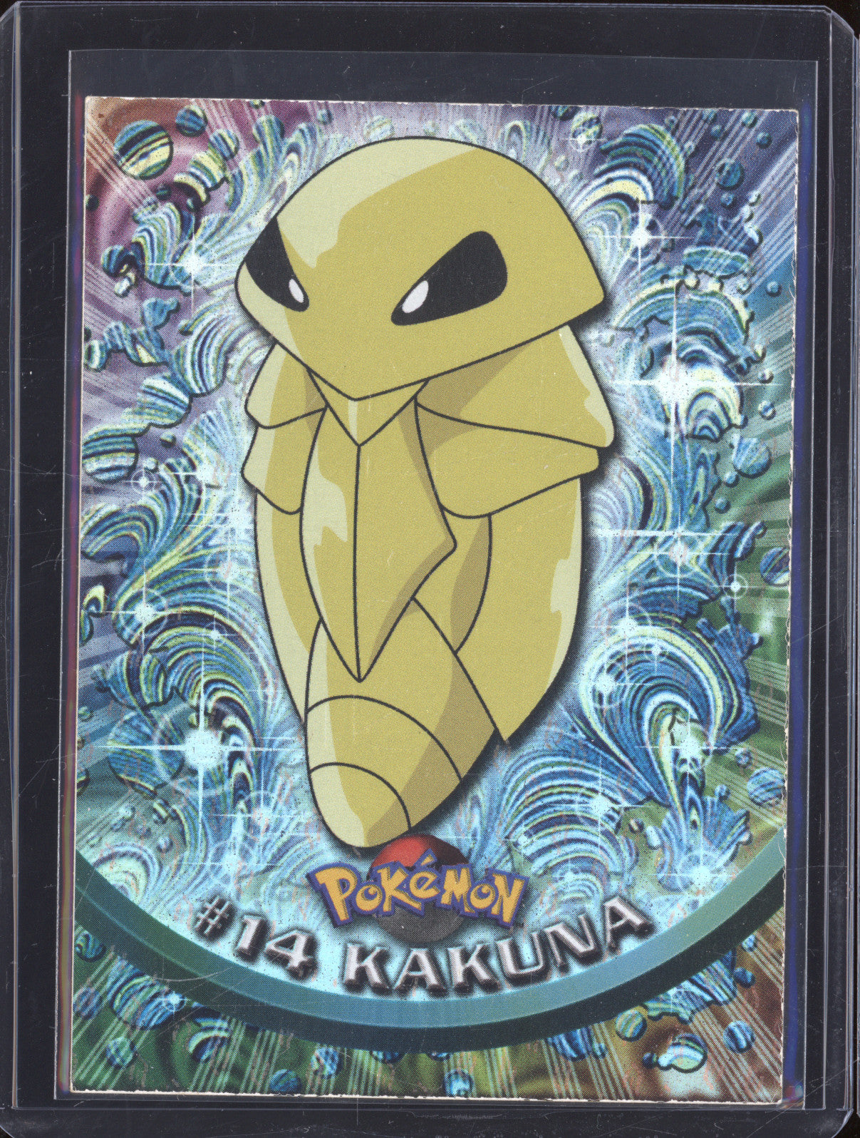 1999 Pokemon Topps Series 1 14 Kakuna Holo