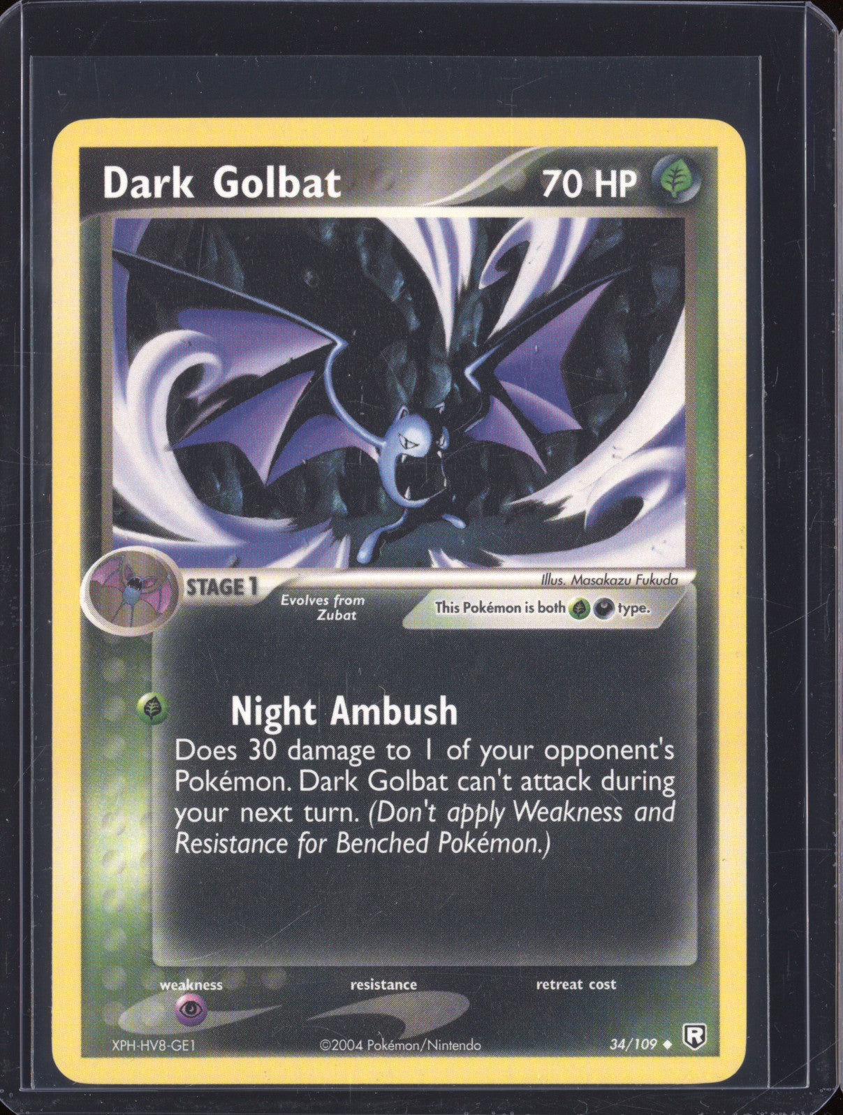 Dark Golbat 2004 Pokemon Team Rocket Returns 34/109 Uncommon