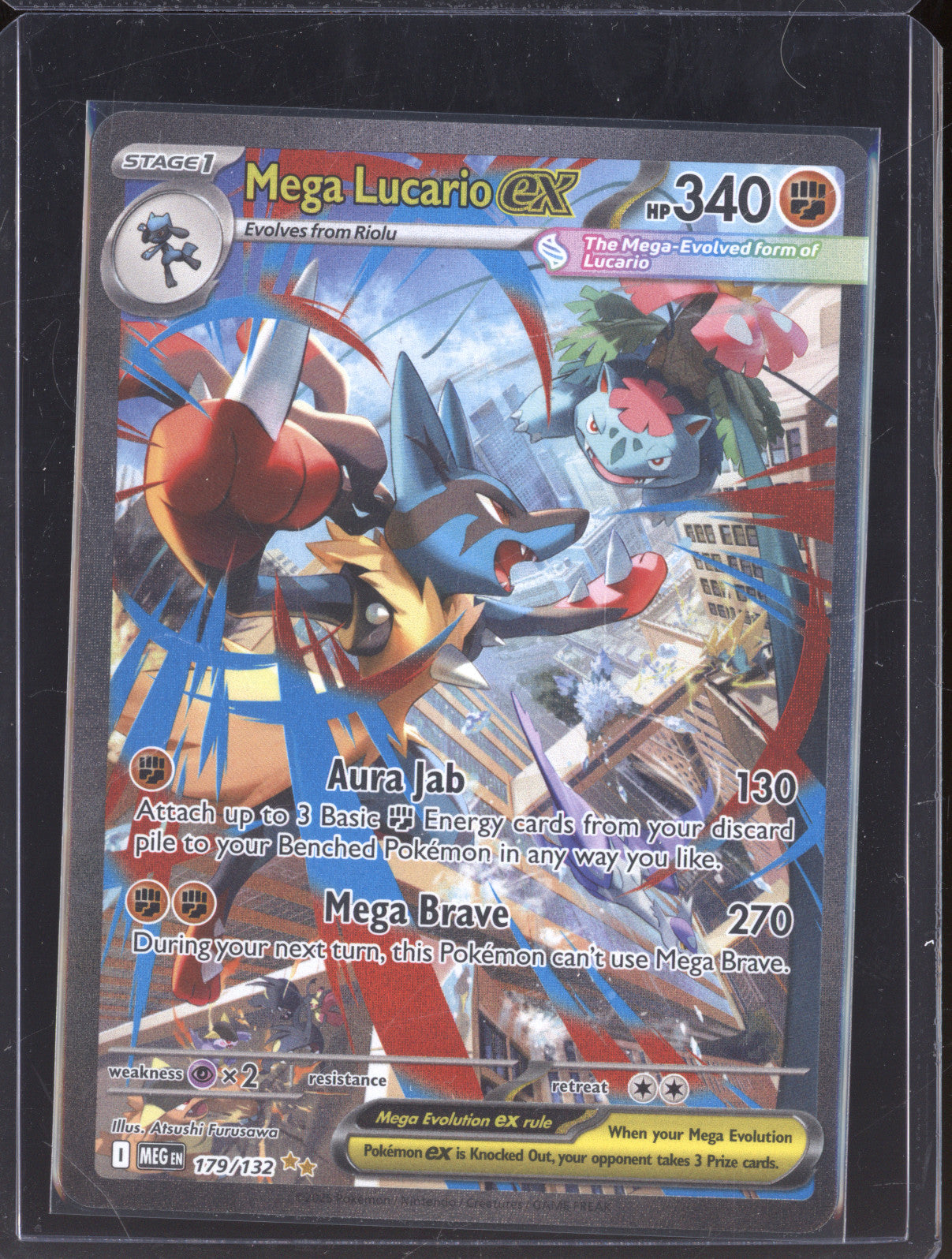 2025 Pokemon Mega Evolutions 179 Mega Lucario ex Special Illustration Rare