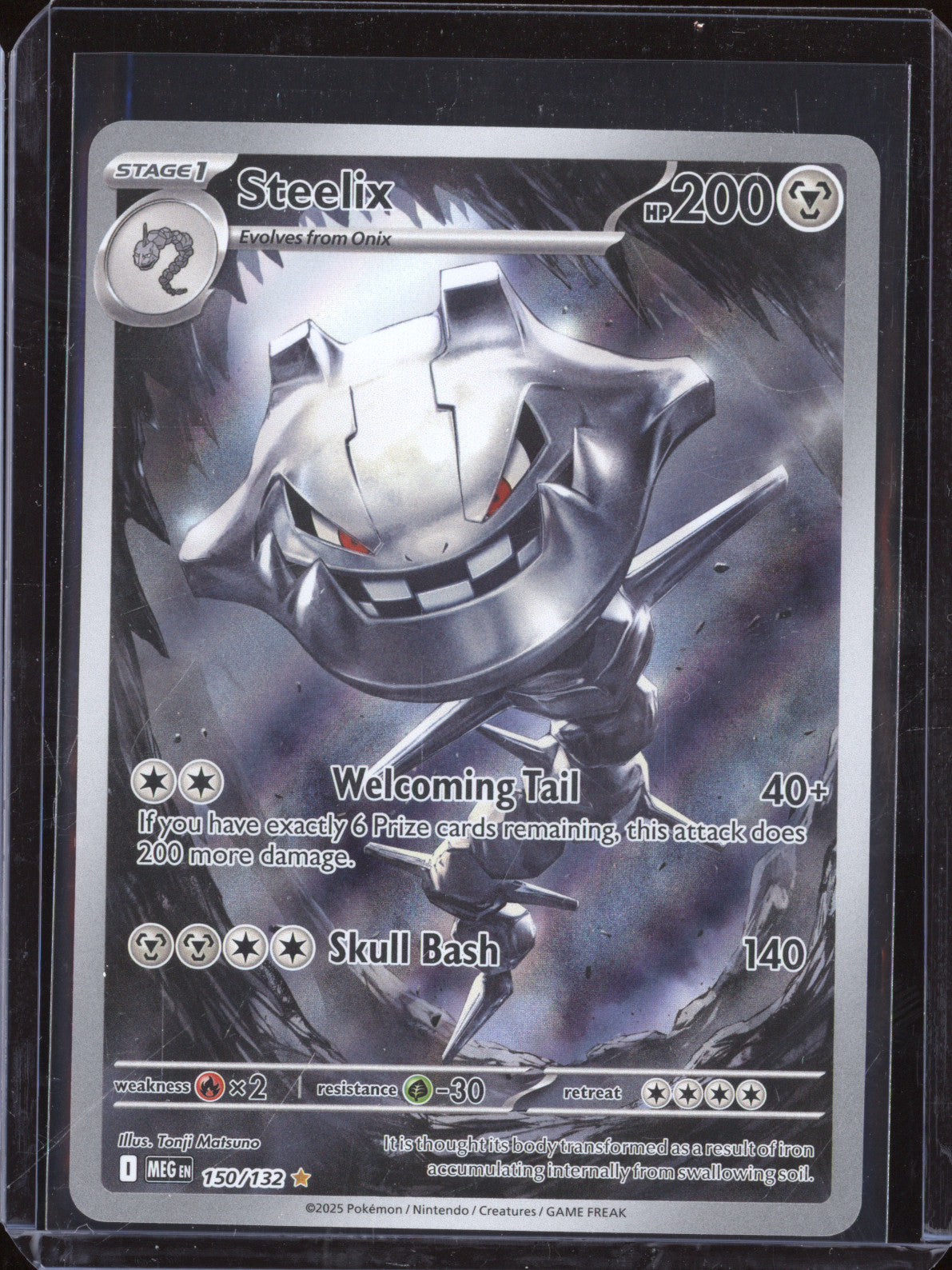 Steelix 2025 Pokemon Mega Evolution 150/132 Illustration Rare