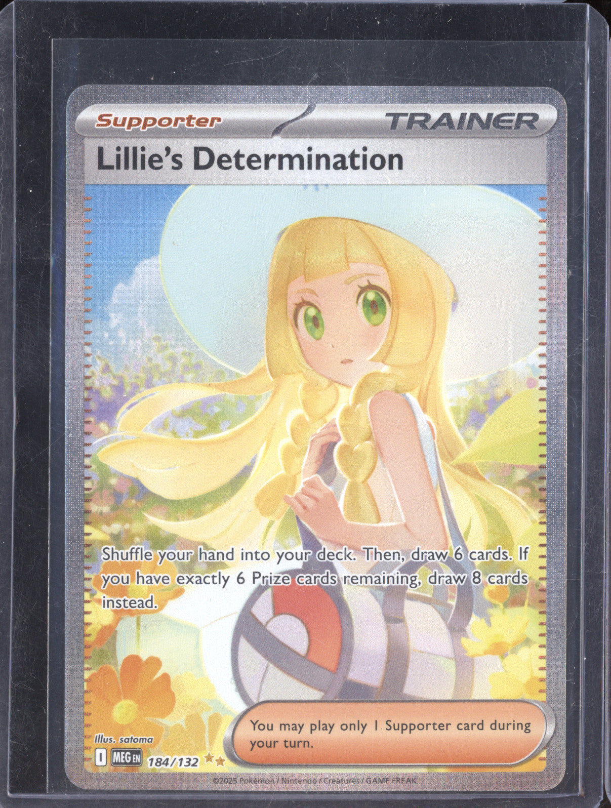 2025 Pokemon Mega Evolution 184 Lillie Special Illustration Rare