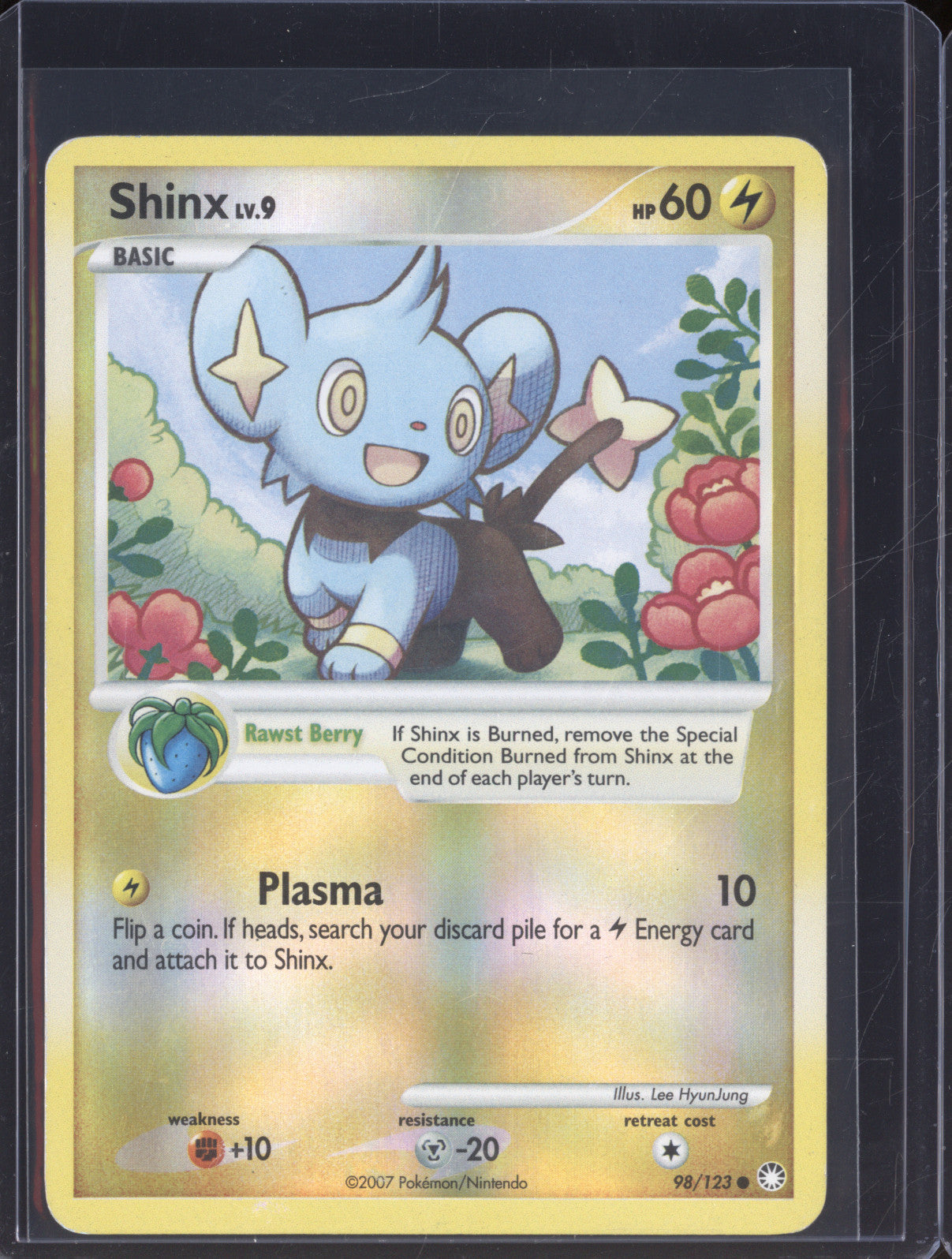 Shinx 2007 Pokemon Mysterious Treasures 98/123 Reverse Holo