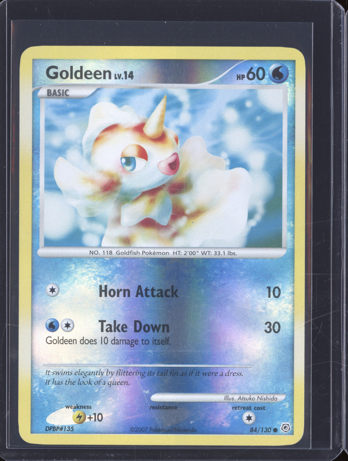 Goldeen 2007 Pokemon Diamond & Pearl 84/130 Reverse Holo