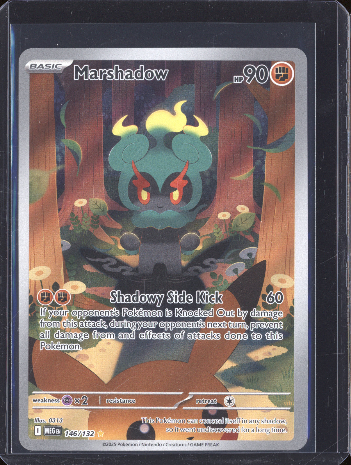 2025 Pokemon Mega Evolutions 146/132 Marshadow Illustration Rare