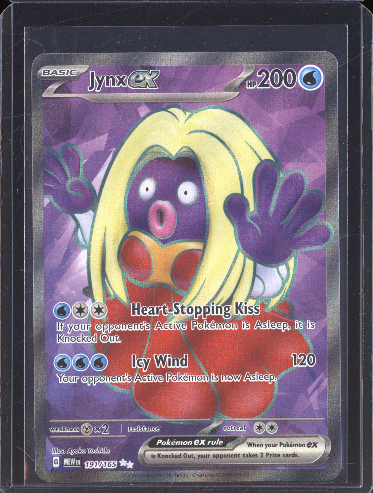 2023 Pokemon Scarlet & Violet 151 191/165 Jynx ex Ultra Rare