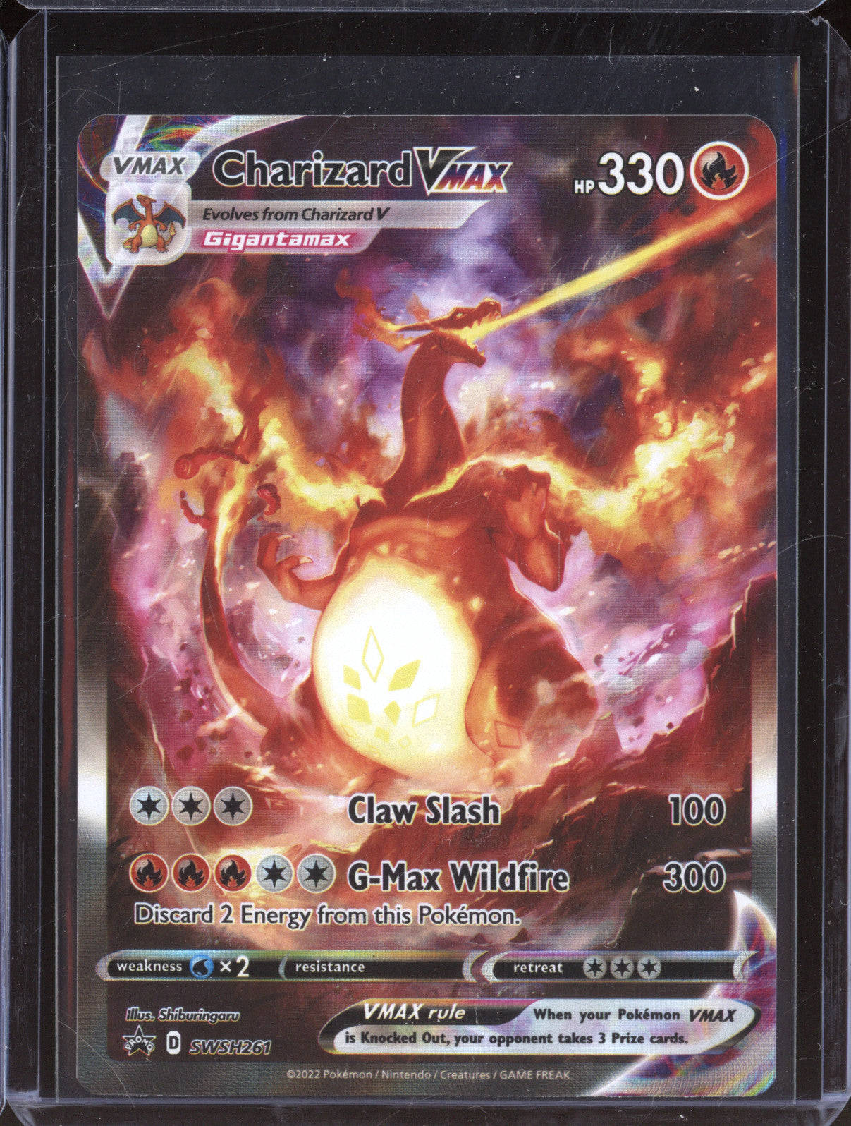 Charizard Vmax 2022 Pokemon Sword & Shield Promo SWSH261 Full Art