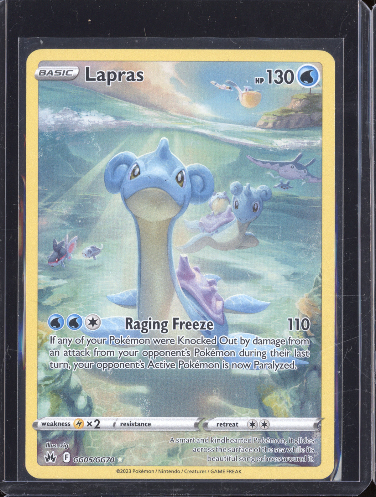 2023 Pokemon Crown Zenith GG05/GG70 Lapras Galarian Gallery 2023 Pokemon Crown Zenith GG05/GG70 Lapras Galarian Gallery