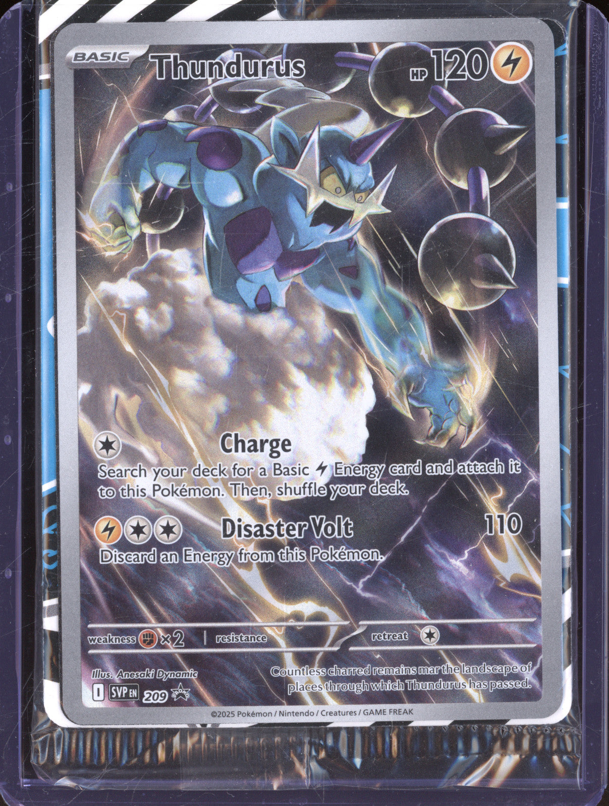 Thundurus 2025 Pokemon Scarlet & Violet Promos 209 Black Star Promo
