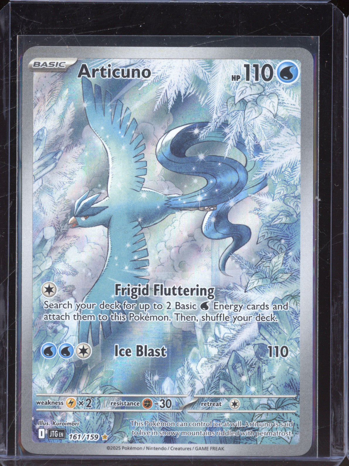 Articuno 2025 Pokemon Journey Together JTG 161/159 Illustration Rare