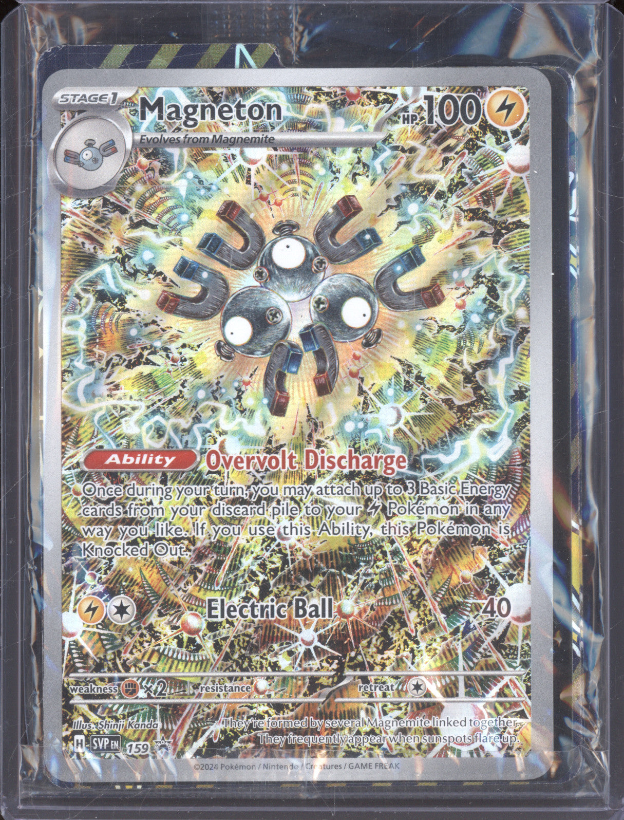 Magneton 2024 Pokemon Scarlet & Violet SVP159 ETB Promo