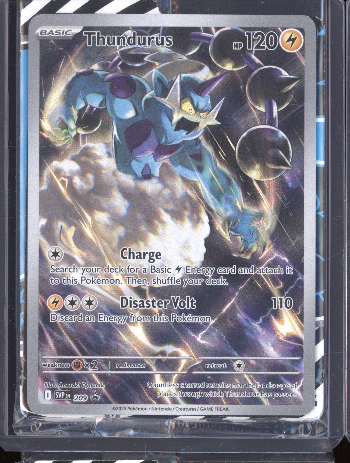 Thundurus 2025 Pokemon Scarlet & Violet Promos 209 Black Star Promo