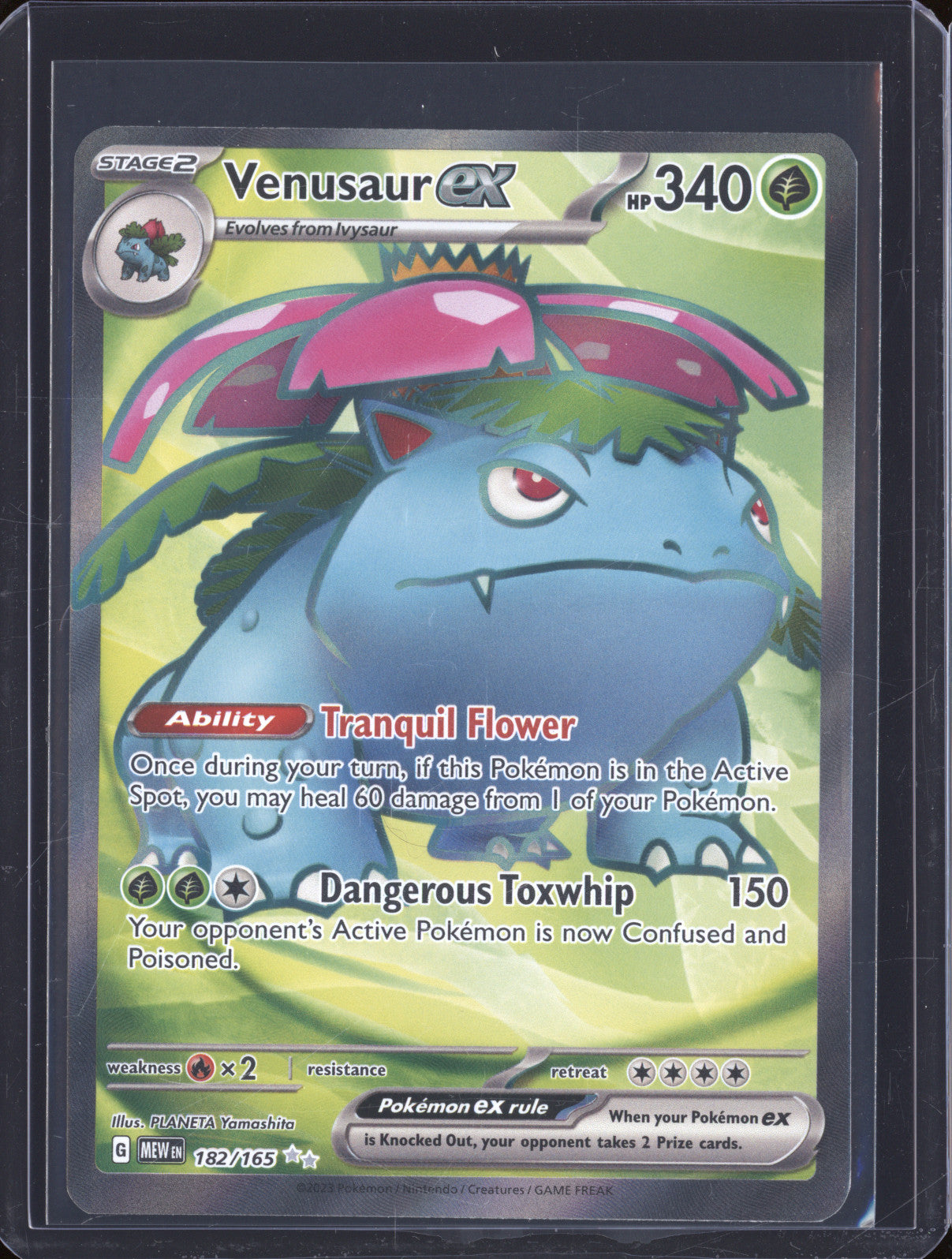 Venusaur ex 2023 Pokemon 151 MEW 182/165 Ultra Rare