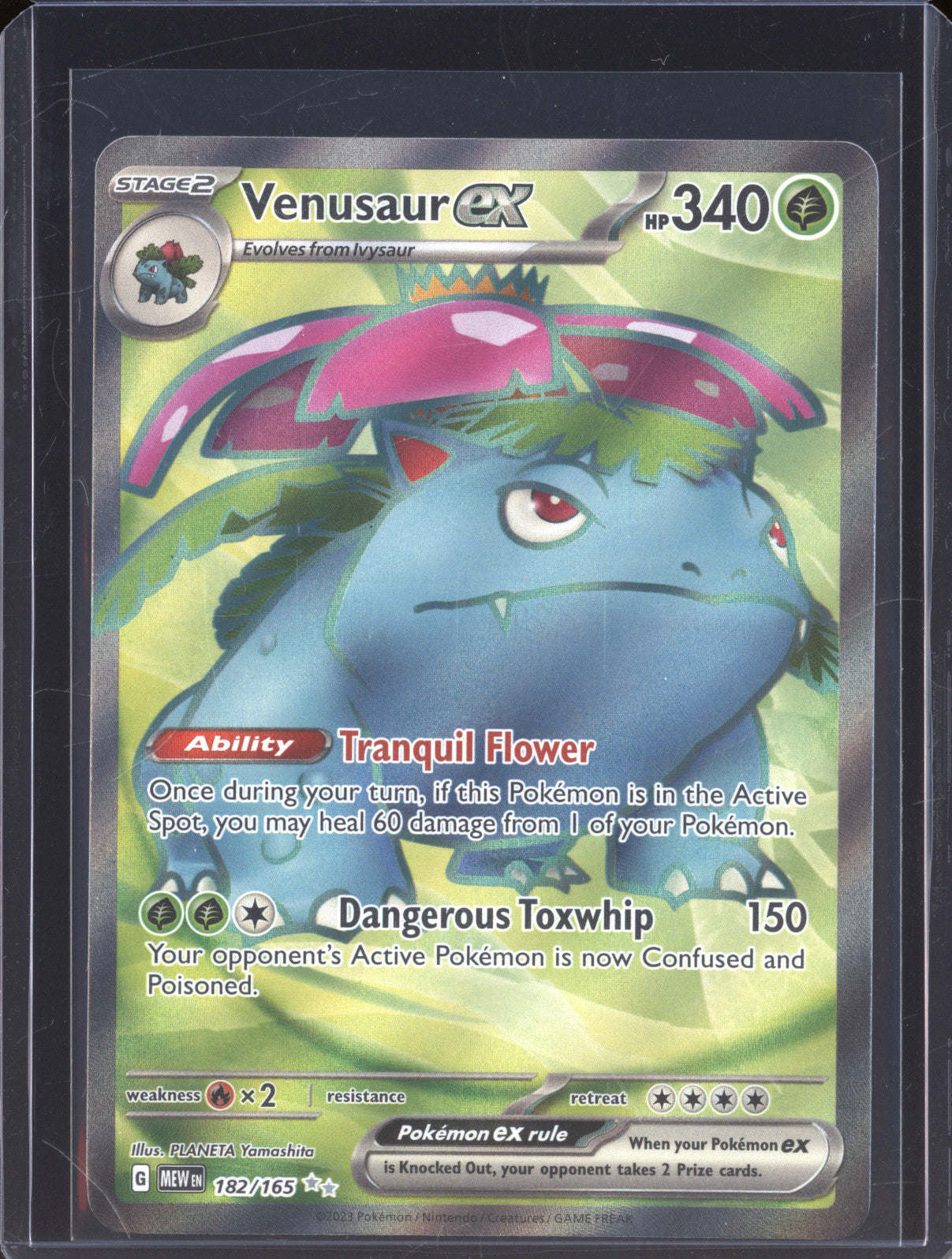 Venusaur ex  Pokemon 151 MEW 182/165 Ultra Rare