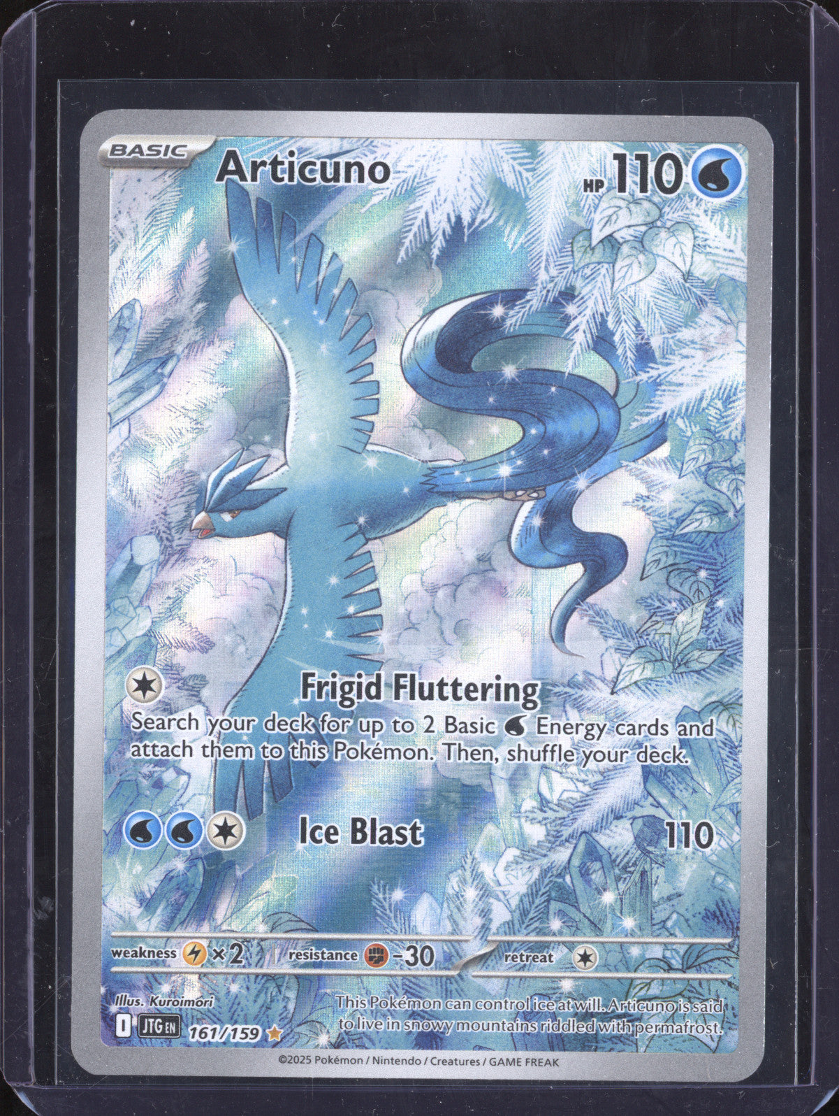 Articuno 2025 Pokemon Journey Together 161/159 Illustration Rare