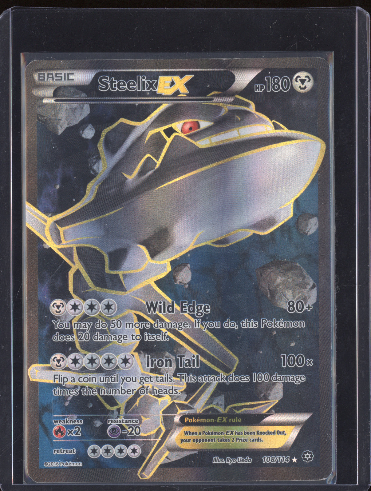 Steelix EX 2016 Pokemon Steam Siege 108/114 Rare