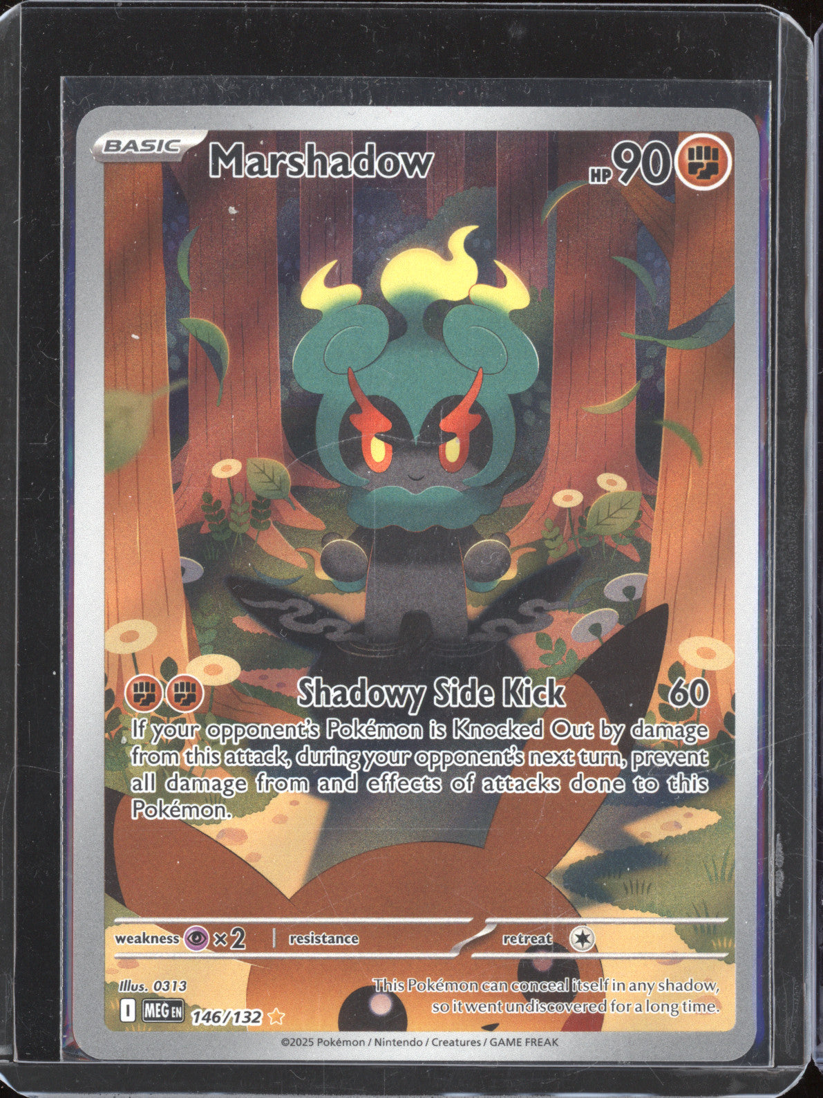 Marshadow 2025 Pokemon Mega Evolution MEG 146/132 Illustration Rare