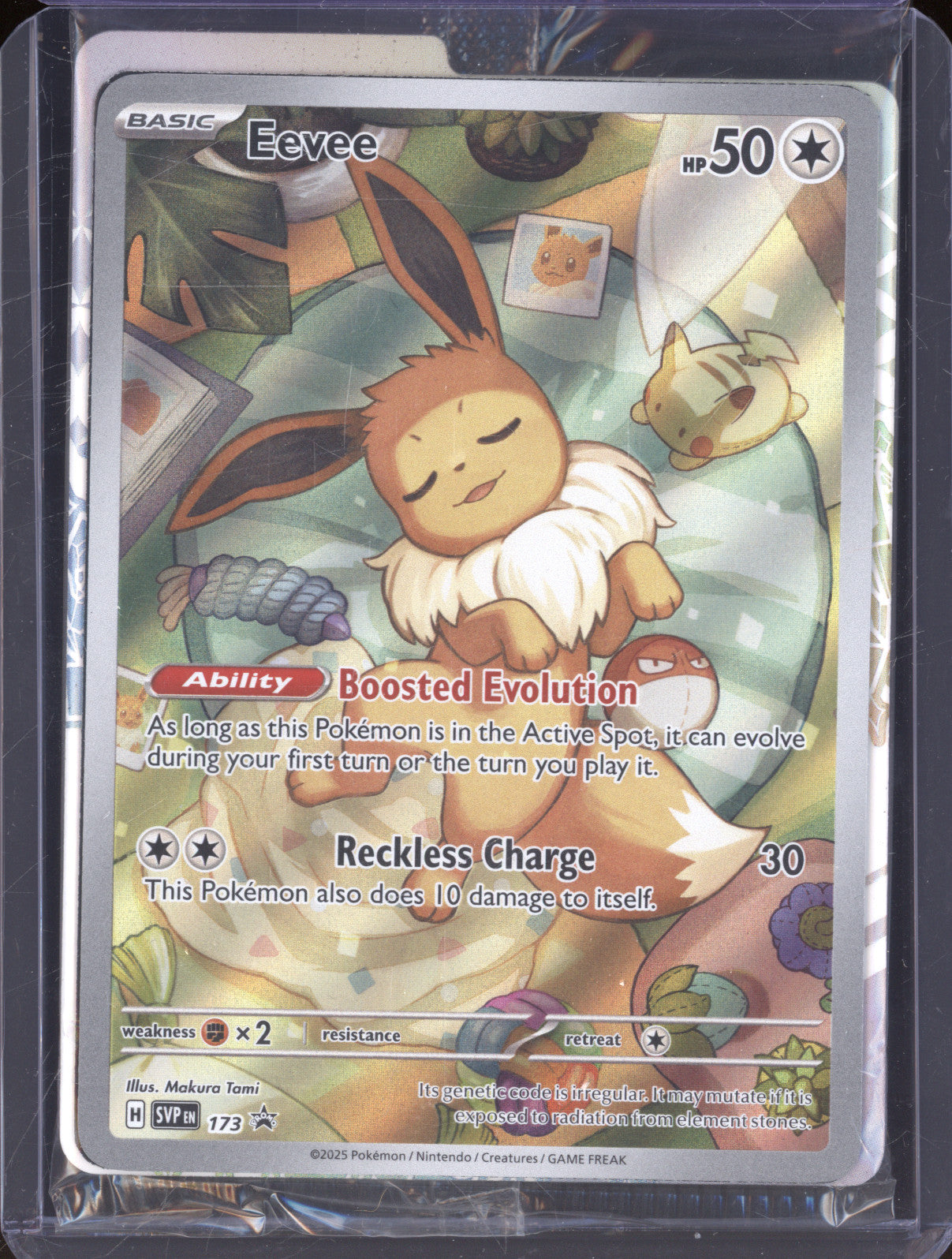 2025 Pokemon Scarlet & Violet Promo SVP 173 Eevee Prismatic Evolutions