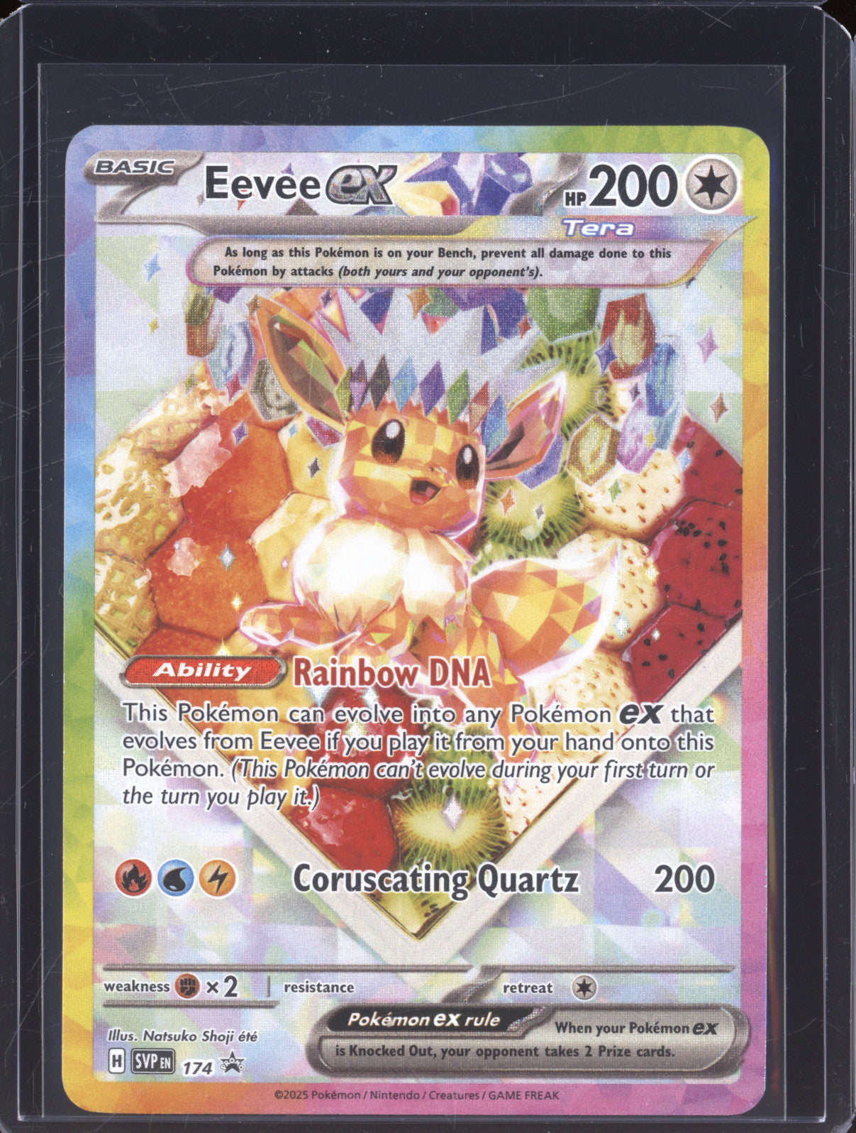 Eevee Ex 2025 Pokemon Scarlet & Violet Promo SVP 174 SPC Promo