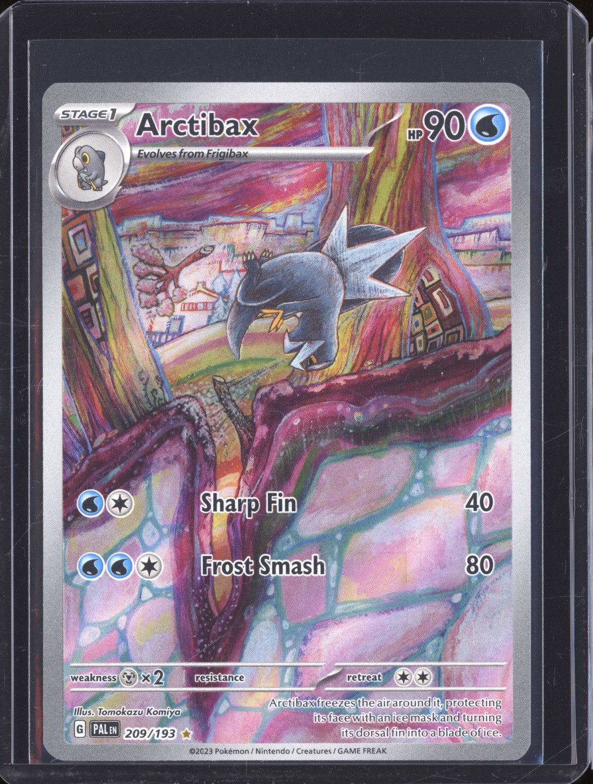 2023 Pokemon Paldea Evolved PAL 209/193 Arctibax Illustration Rare
