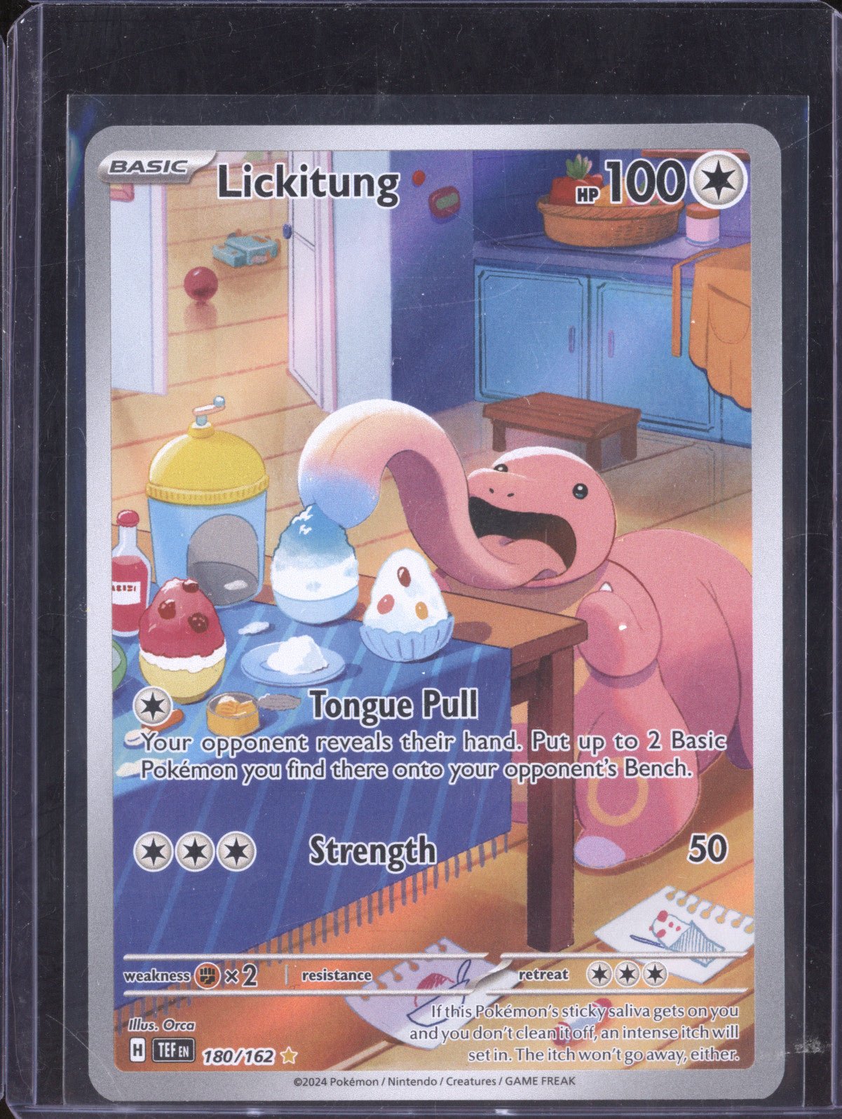 Lickitung 2024 Pokemon Temporal Forces 180/162 Illustration Rare