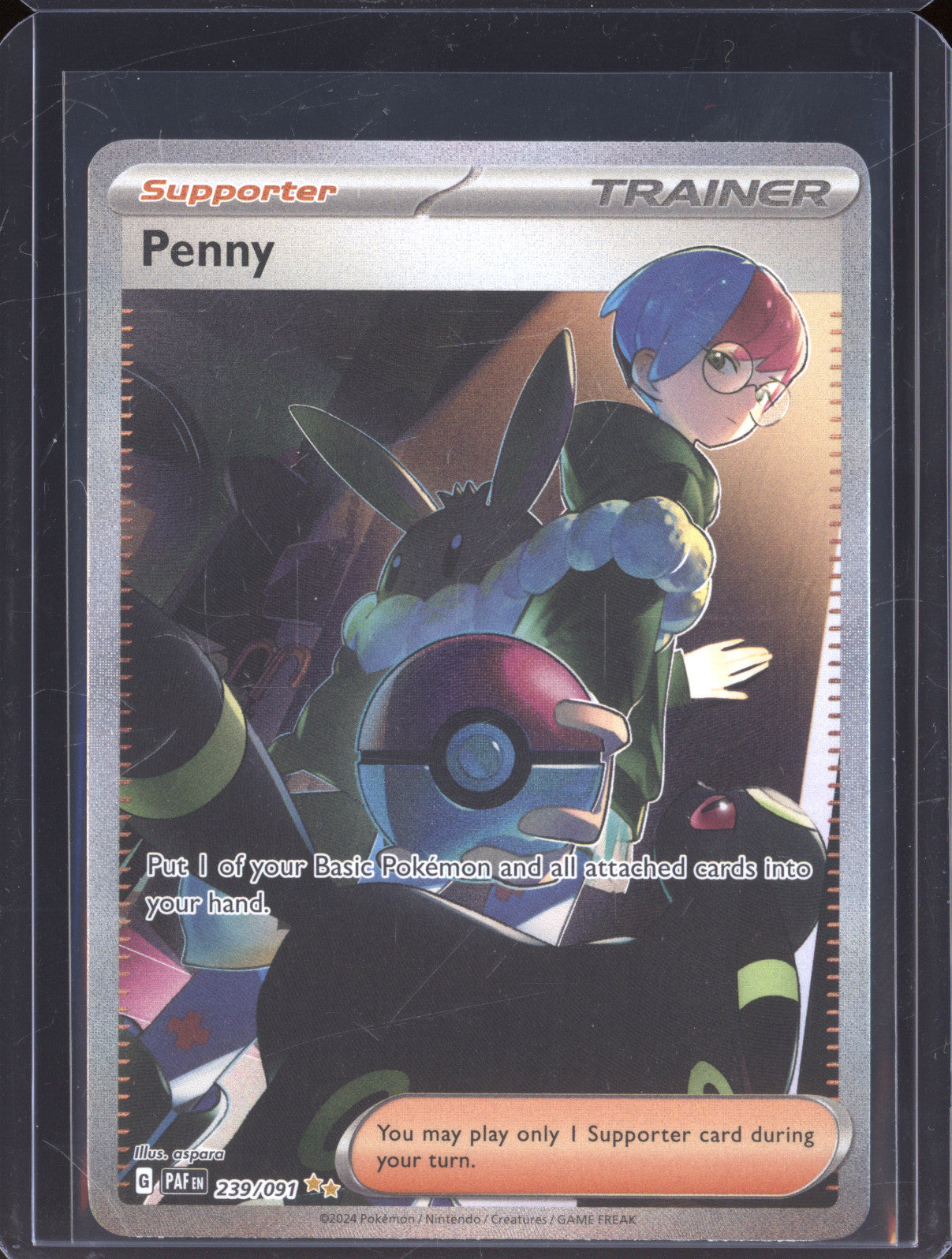 Penny 2024 Pokemon Paldean Fates 239/091 Special Illustration Rare