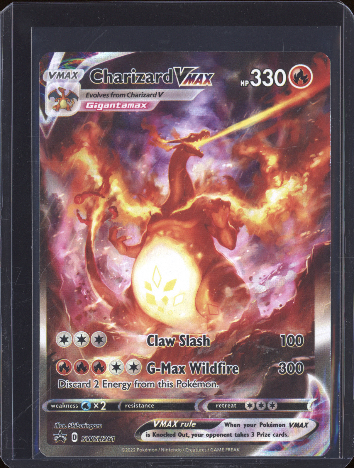 Charizard Vmax 2022 Pokemon Sword & Shield Promo SWSH261 UPC Promo
