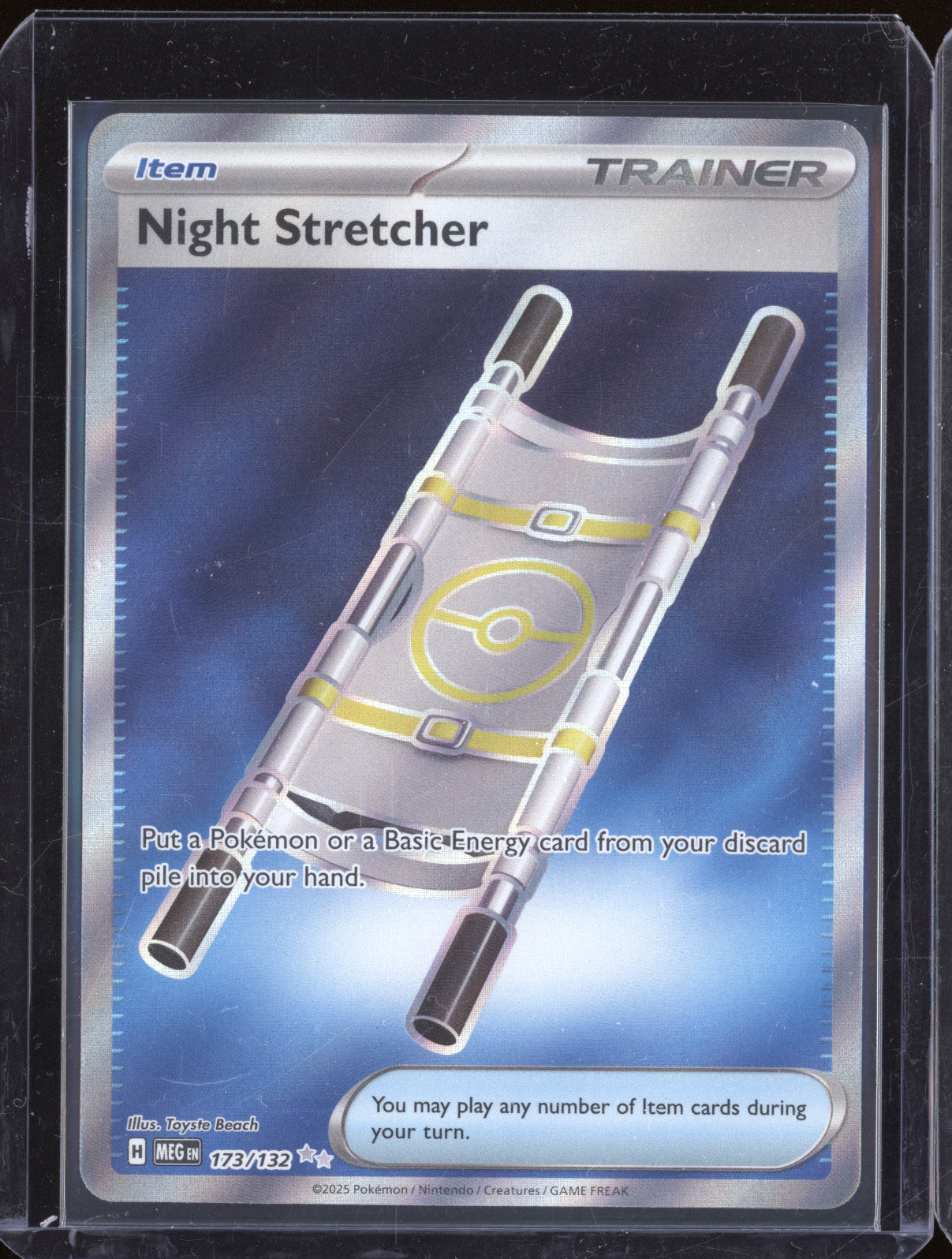 2025 Pokemon Mega Evolution MEG 173 Night Stretcher Ultra Rare