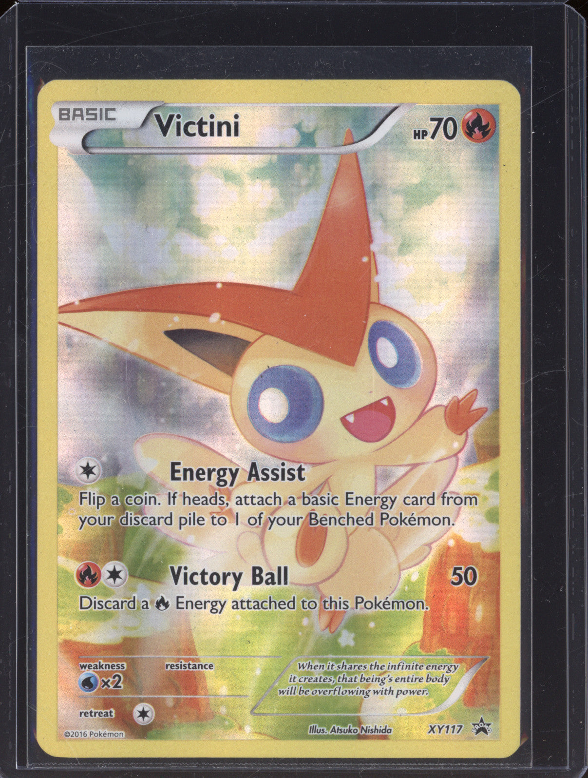 2016 Pokemon XY Promos XY117 Victini Full Art
