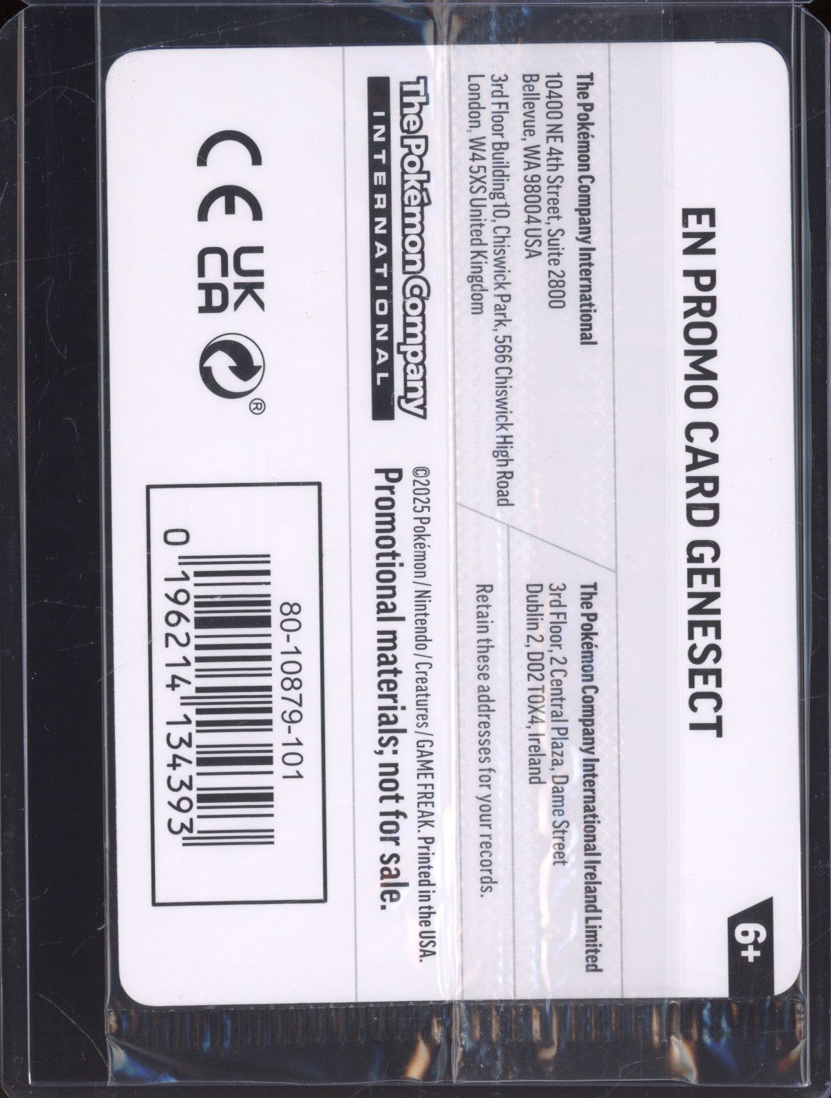 Genesect 2025 Pokemon Phantasmal Flames PFL 008/094 Holo Rare Stamped Promo