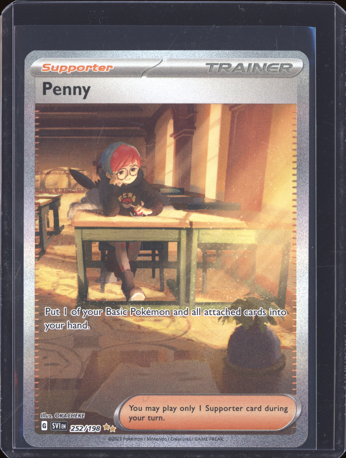 Penny 2023 Pokemon Scarlet & Violet SVI 252/198 Special Illustration Rare