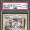 Diantha 2018 Pokemon Forbidden Light 105/131 Regional Championships Staff PSA 8