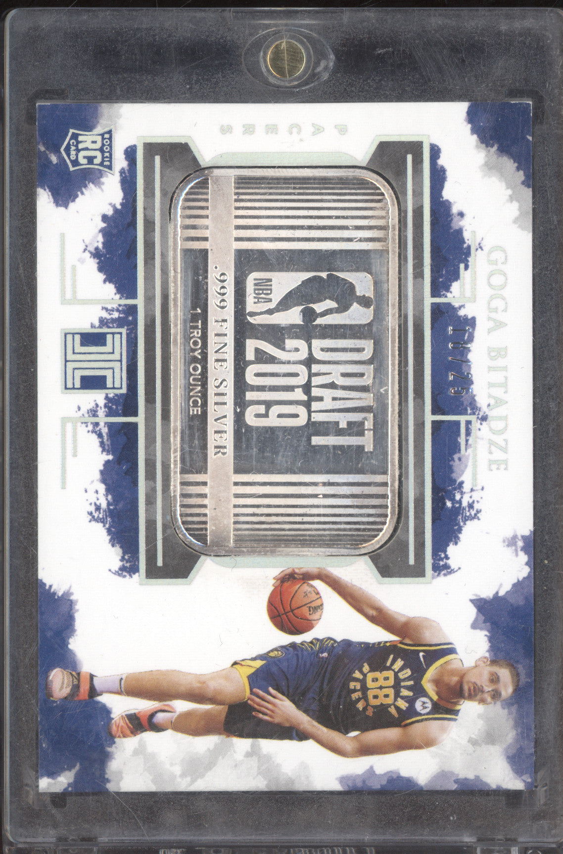 2019 Panini Impeccable NBA Draft 2019 Silver Bar Goga Bitadze 18/25