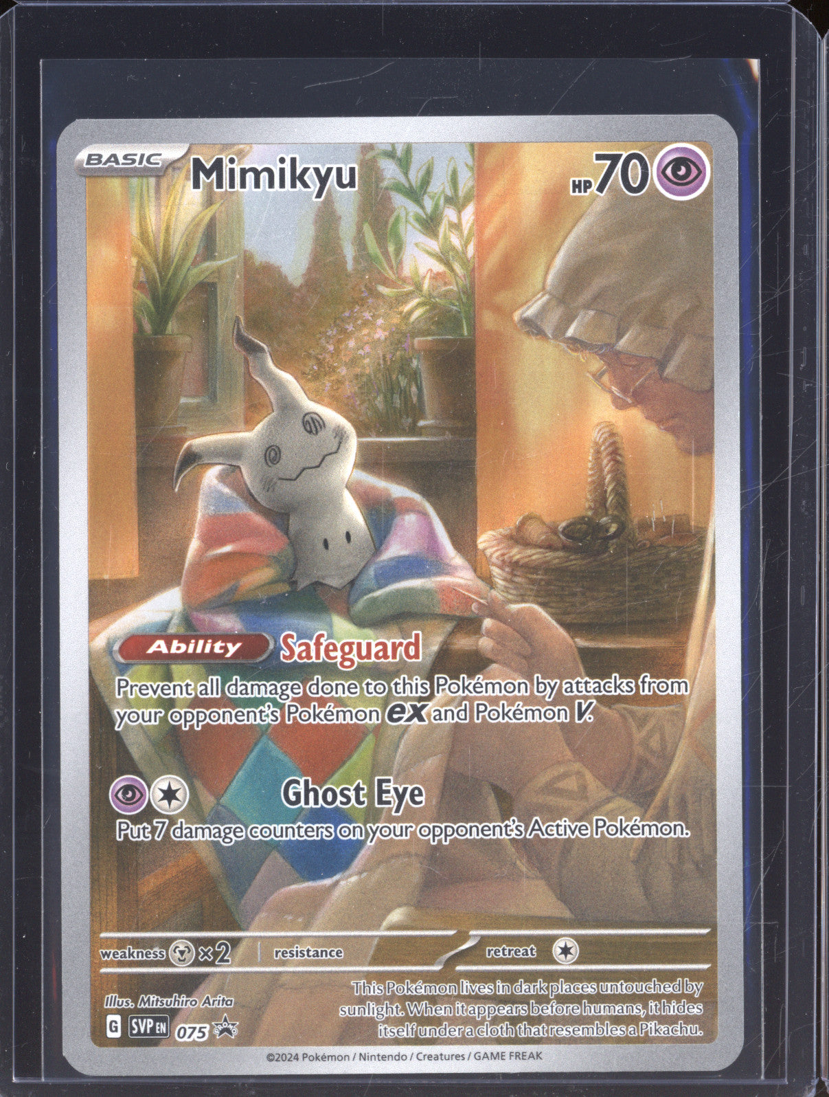 2023 Pokemon Scarlet & Violet SVP 075 Mimikyu Black Star Promo