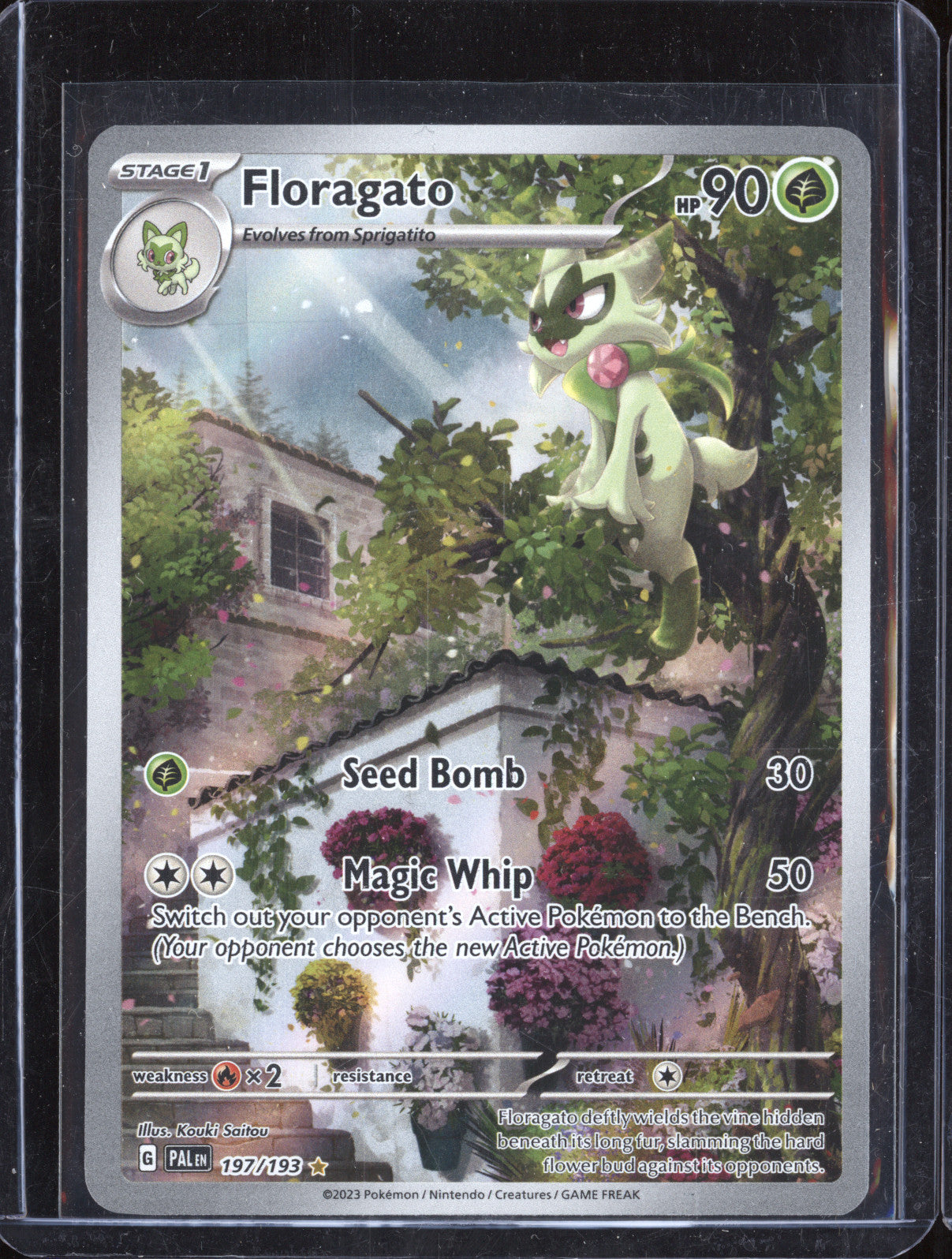 2023 Pokemon Paldea Evolved 197 Floragato Illustration Rare