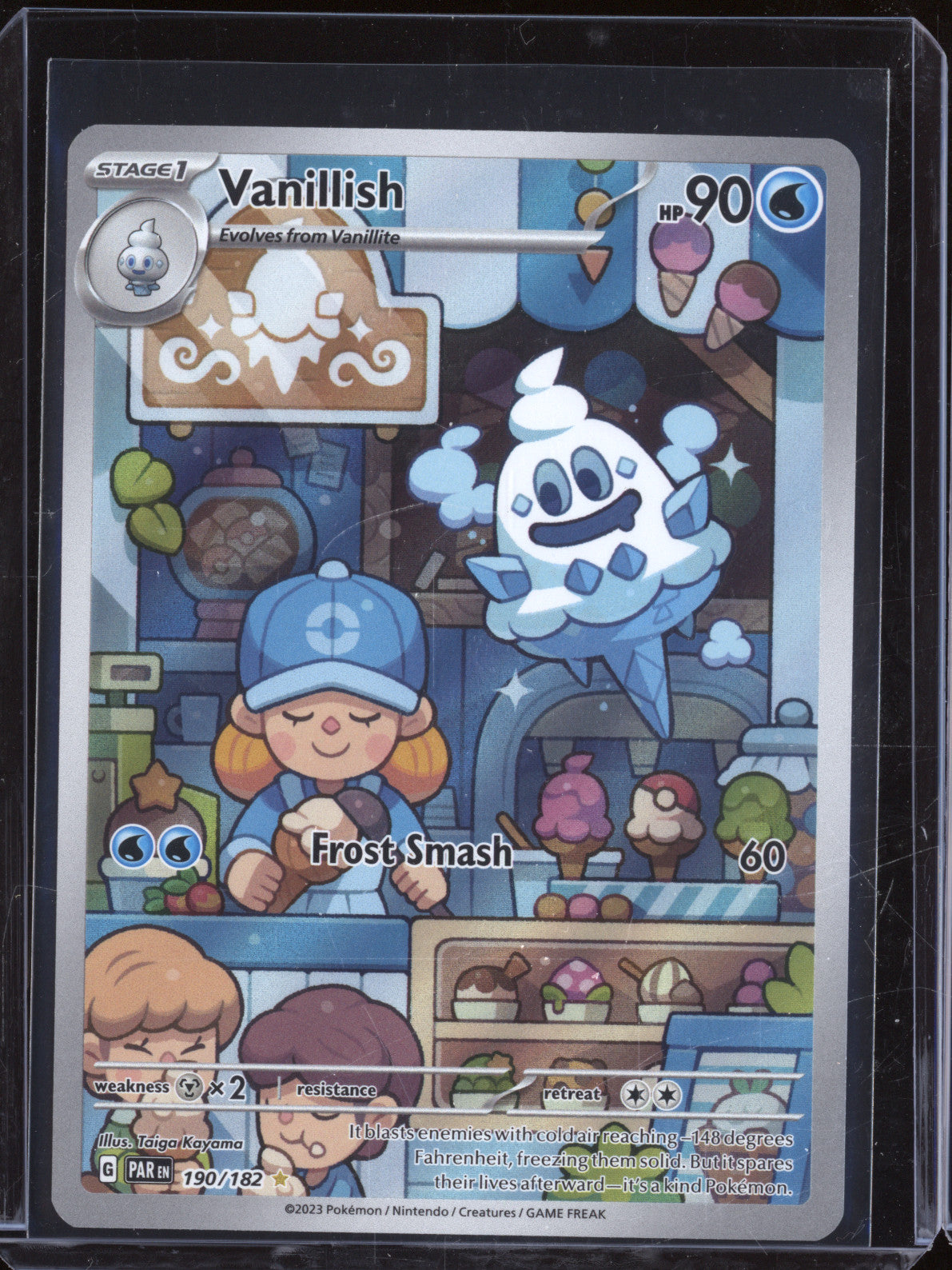 Vanillish 2025 Pokemon Paradox Rift PAR 190/182 Illustration Rare