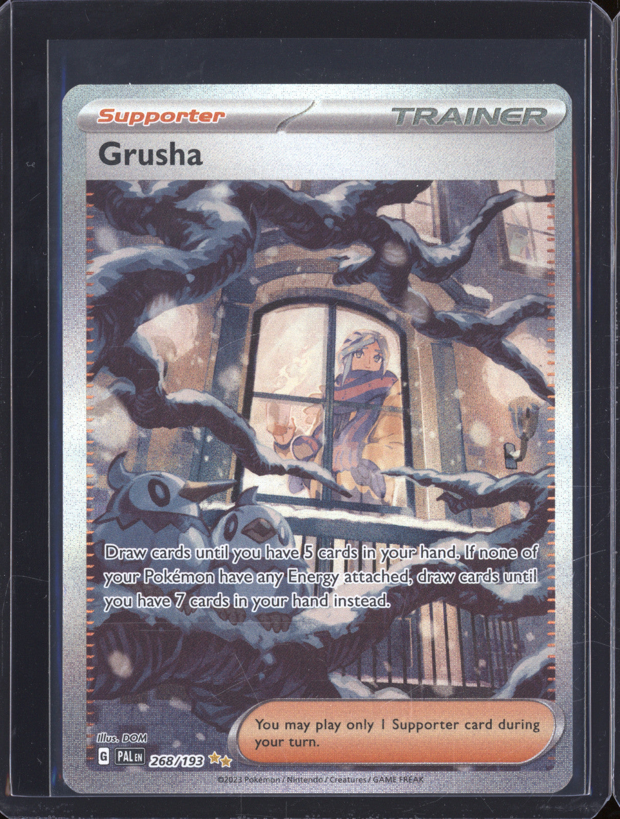 2023 Pokemon Paldea Evolved PAL 268/193 Grusha Special Illustration Rare