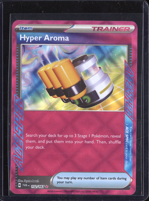 Hyper Aroma 2024 Pokemon Twilight Masquerade 152/167 Ace Spec Rare