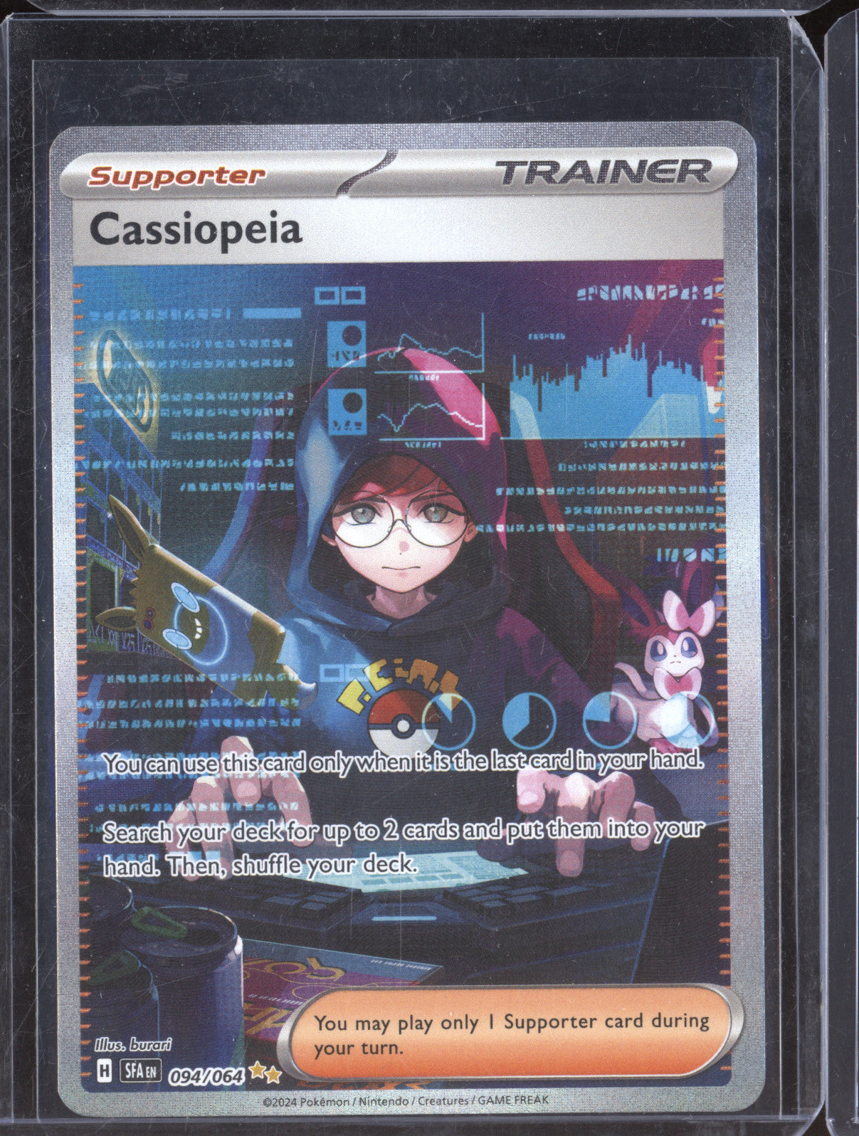 Cassiopeia 2024 Pokemon Shrouded Fable SFA 094/064 Special Illustration Rare