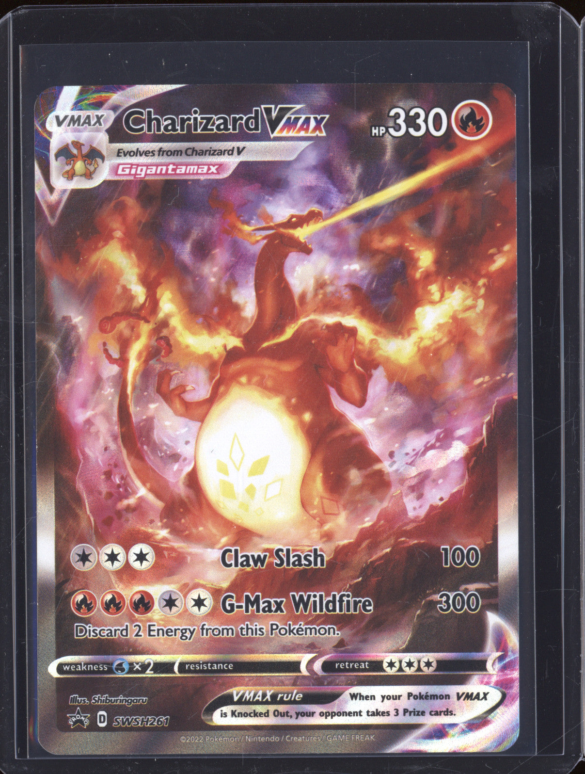 Charizard Vmax 2022 Pokemon Sword & Shield Promo SWSH261 UPC Promo