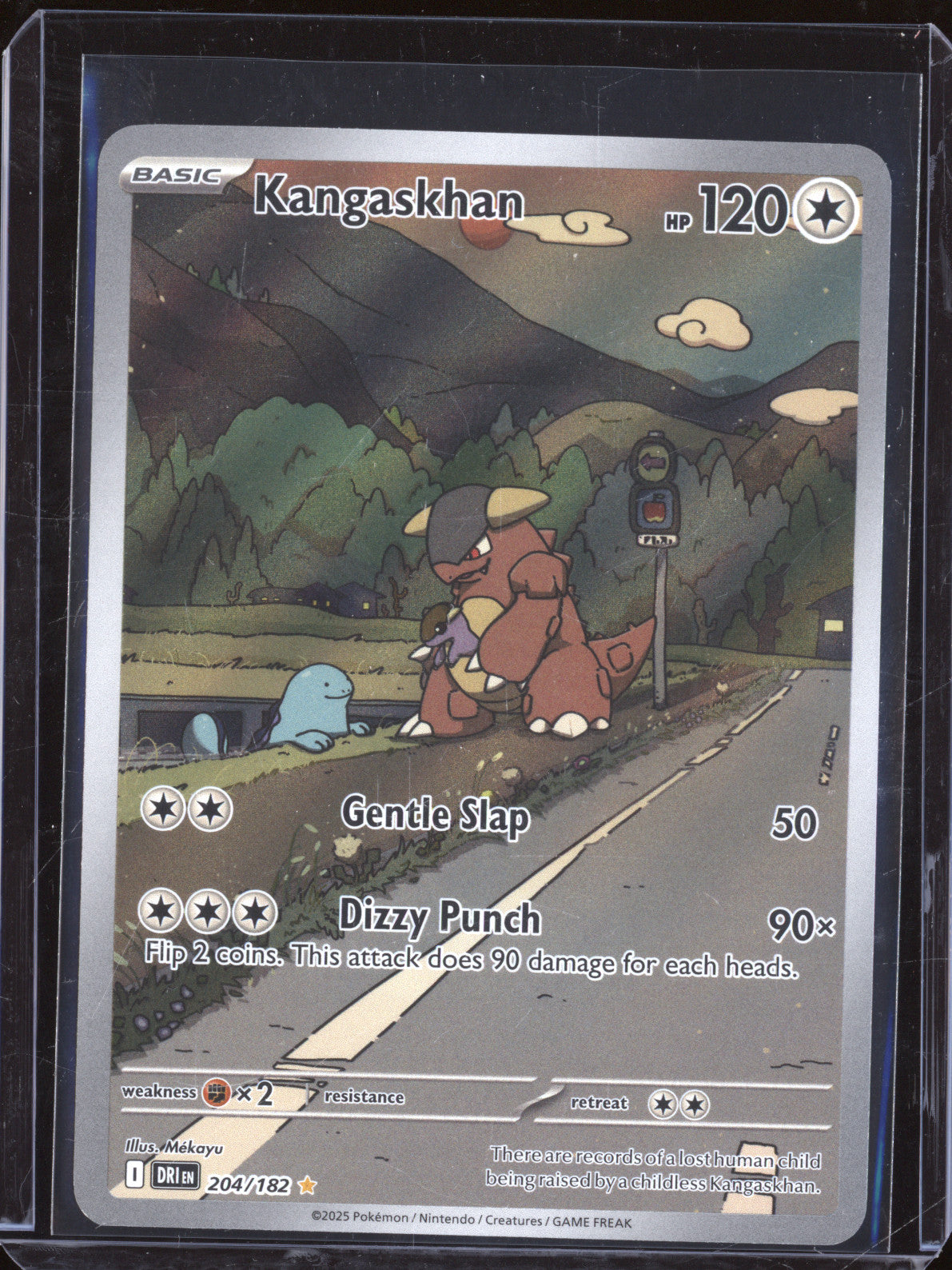Kangaskhan 2025 Pokemon Destined Rivals DRI 204/182 Illustration Rare