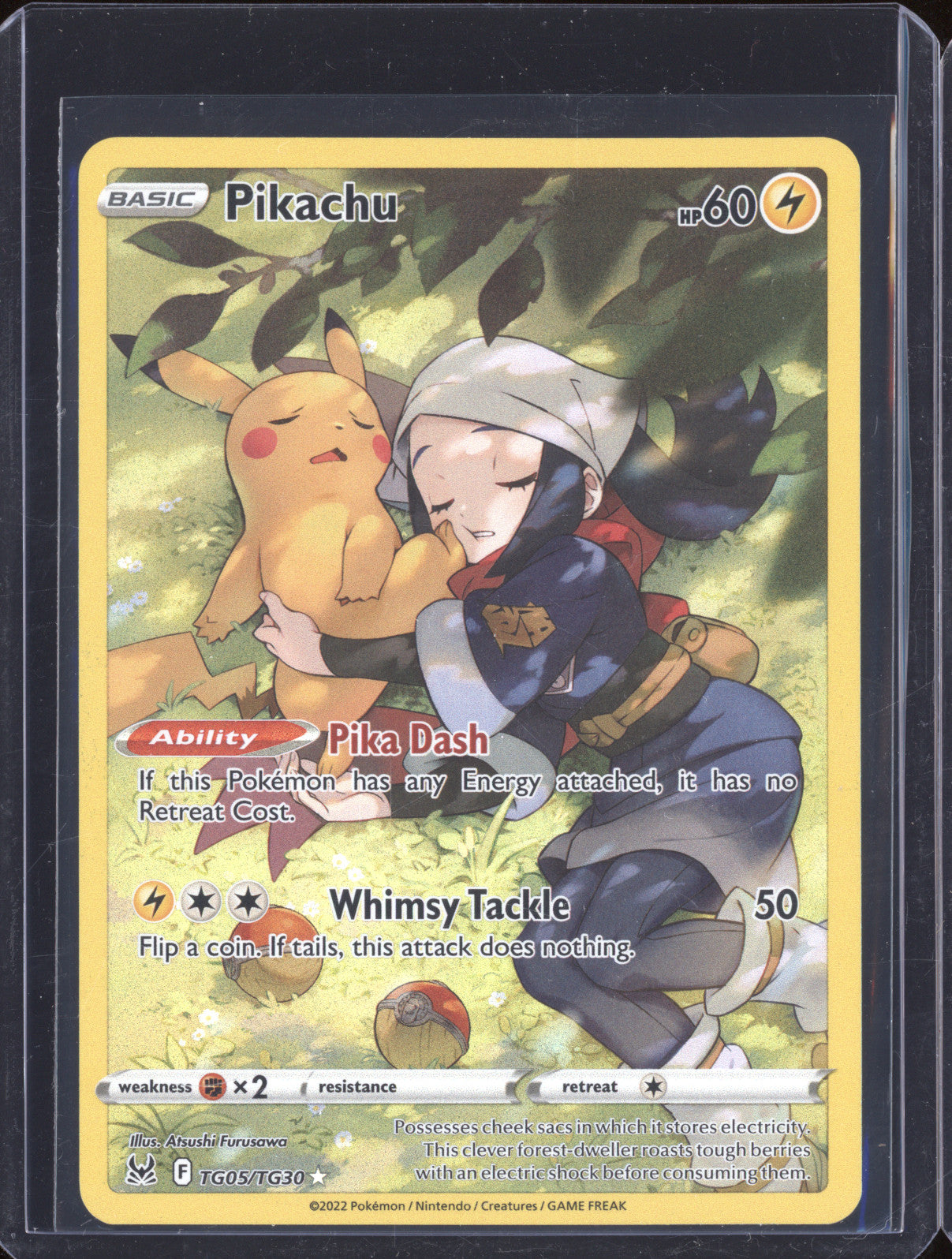 Pikachu 2022 Pokemon Lost Origin TG05/TG30 Full Art