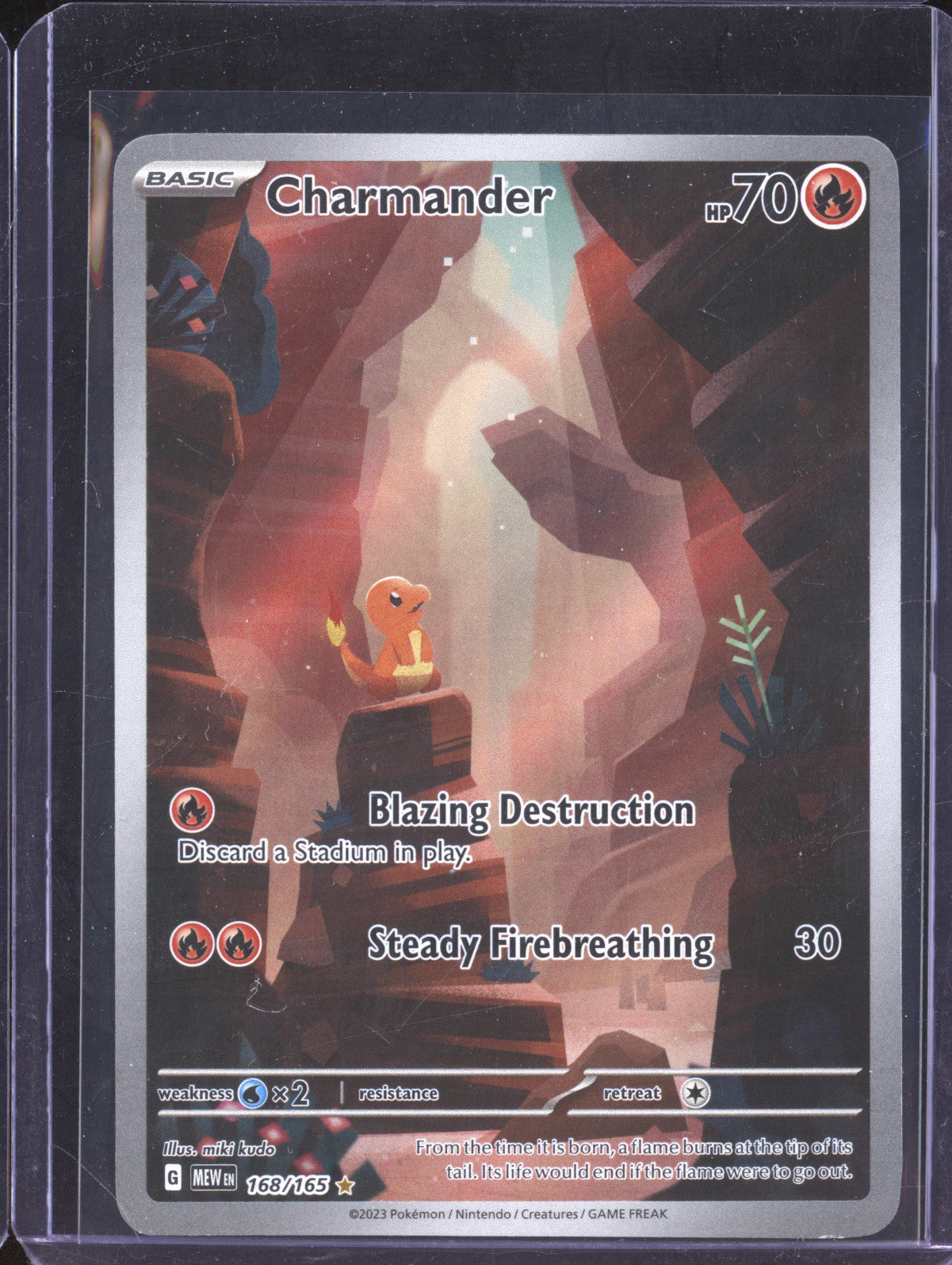Charmander 2023 Pokemon 151 168/165 Illustration Rare