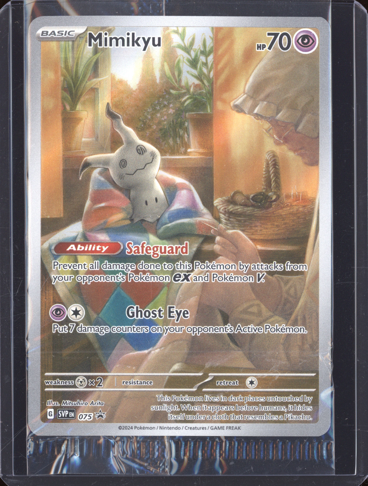 2023 Pokemon Scarlet & Violet SVP 075 Mimikyu Black Star Promo