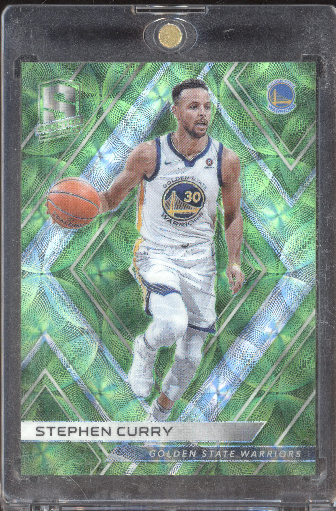2019 Panini Spectra 85 Stephen Curry Green 22/49