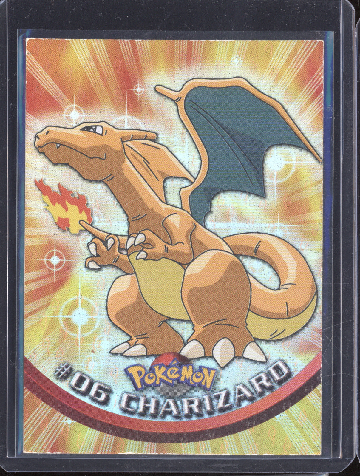 Charizard 1999 Pokemon Topps Series 1 6 Holo - Black Logo