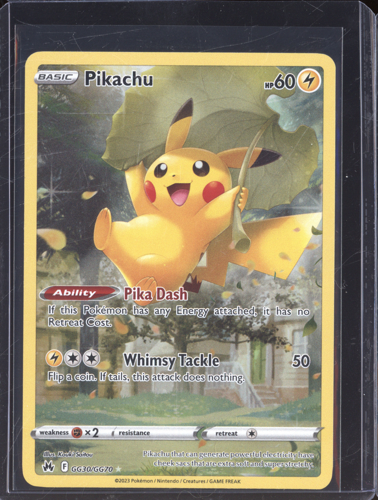 Pikachu 2023 Pokemon Crown Zenith GG30/GG70 Full Art