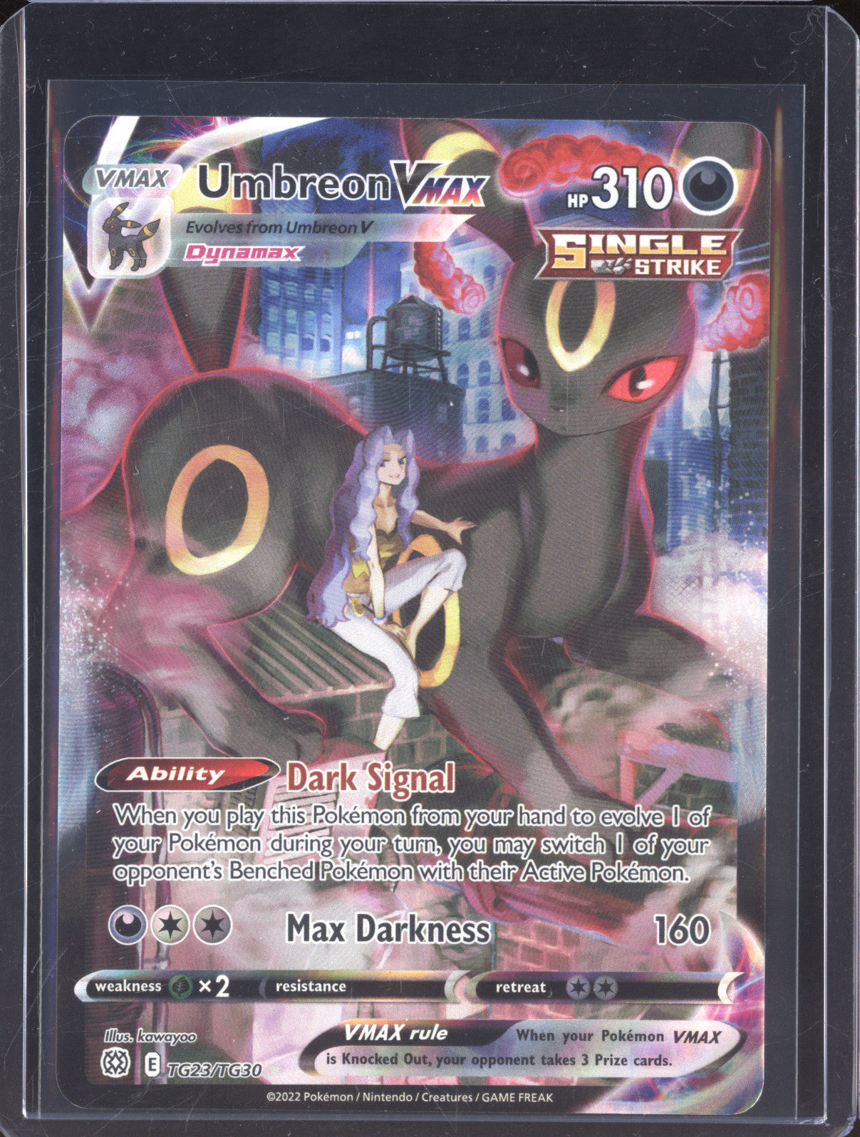 Umbreon Vmax 2022 Pokemon Brilliant Stars TG23/TG30 Trainer Gallary Rare