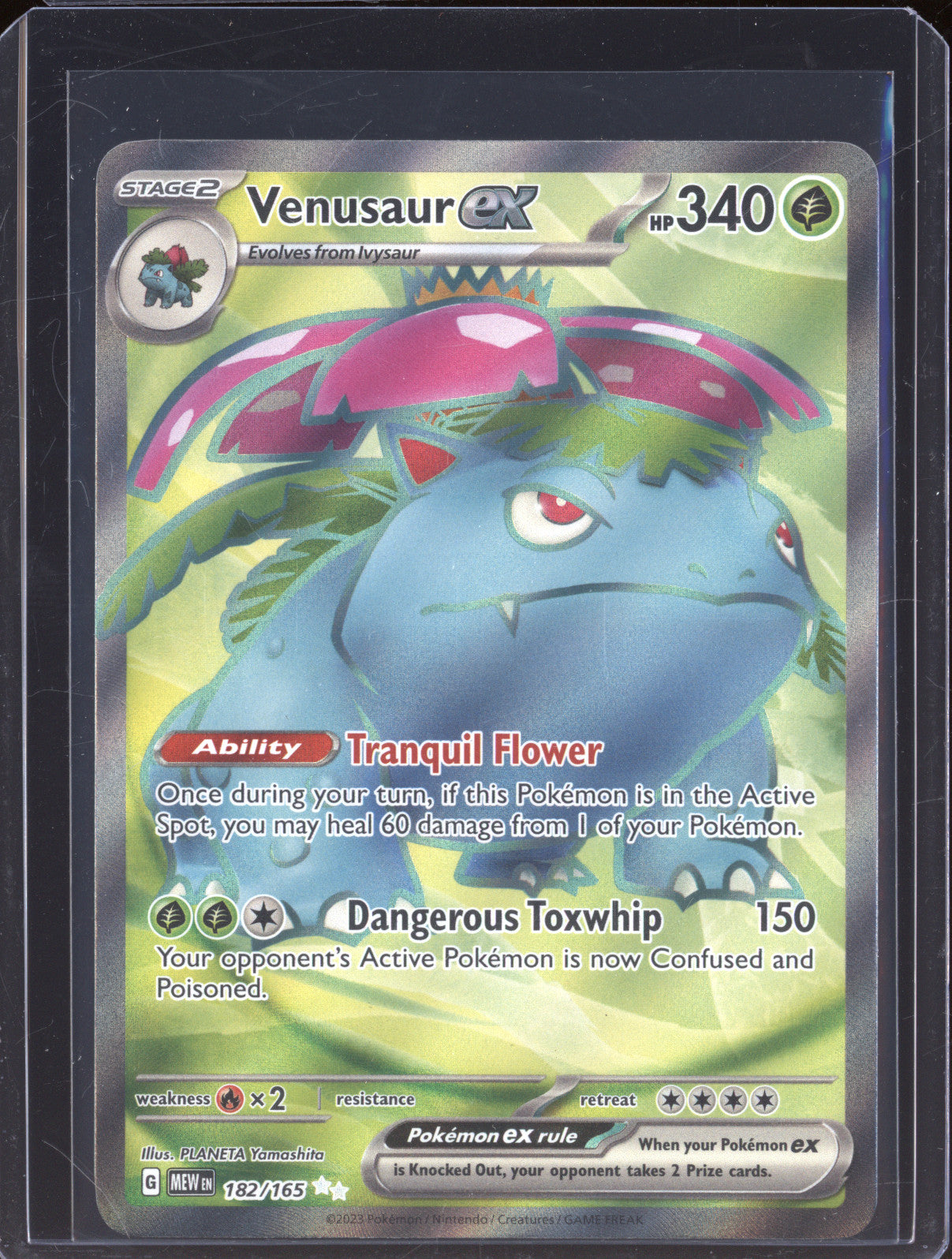 2023 Pokemon S&V 151 MEW 182/165 Venusaur ex Ultra Rare