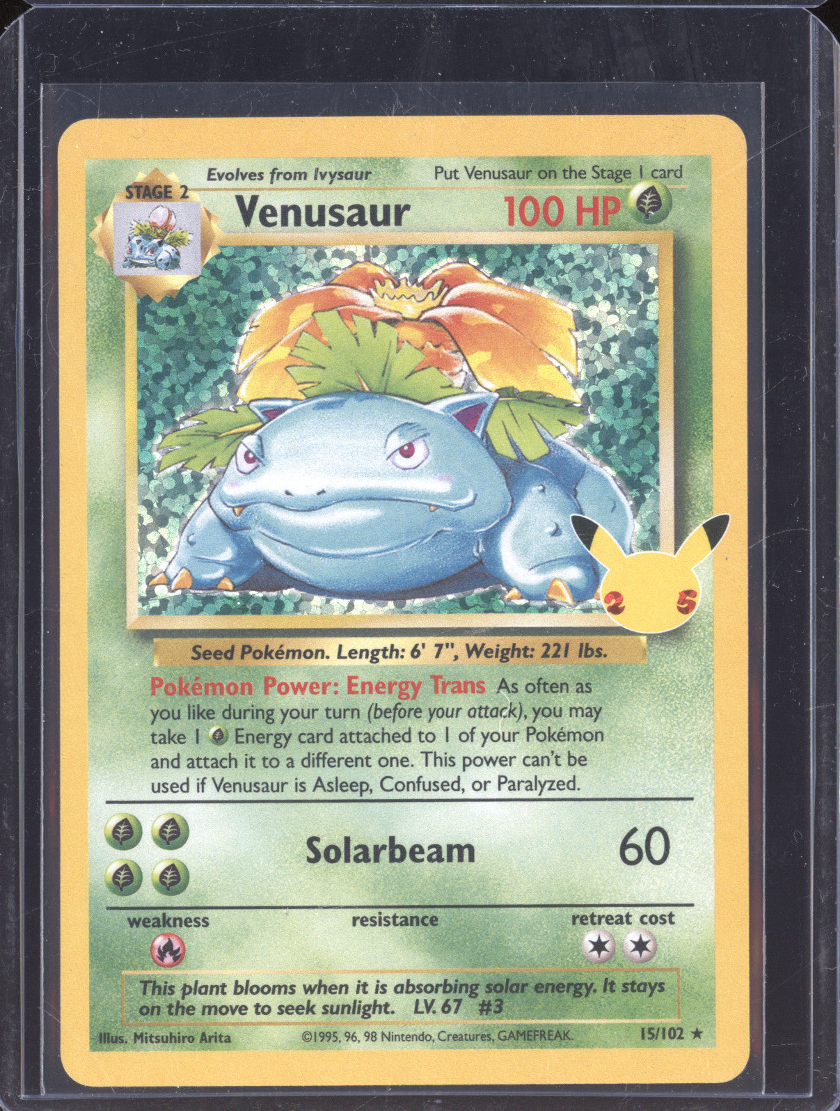 2021 Pokemon Celebrations Venusaur 15/102 Classic Collection